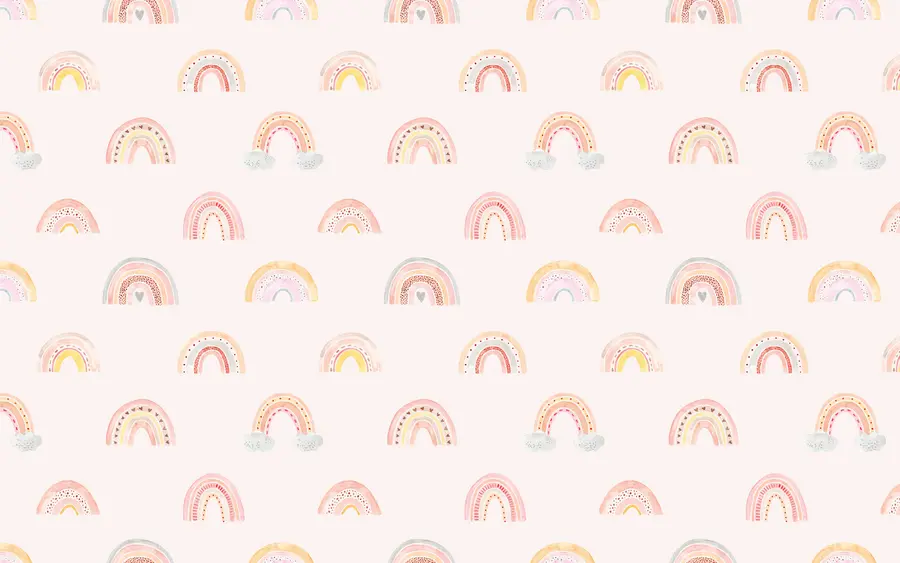 fotószőnyeg Akvarell szivárványok u51251