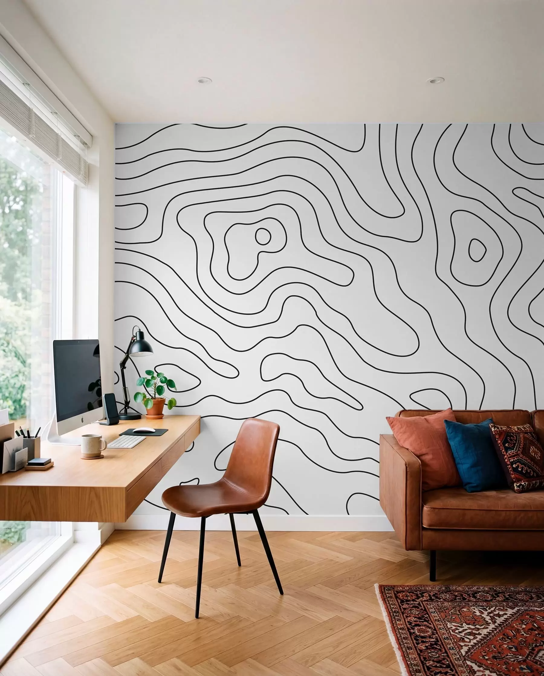 fotószőnyeg Topográfiai térkép u70650