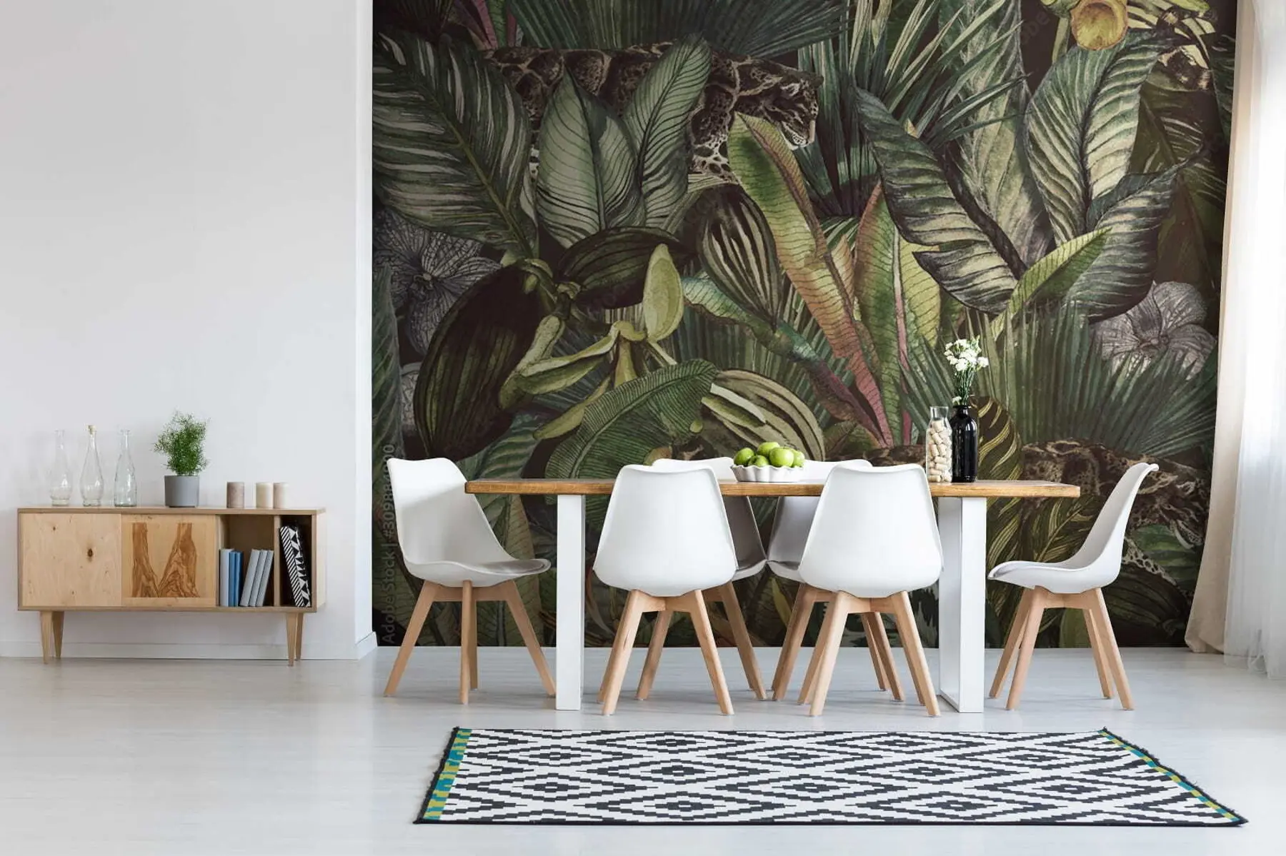 fotószőnyeg Titokzatos dzsungel u51884