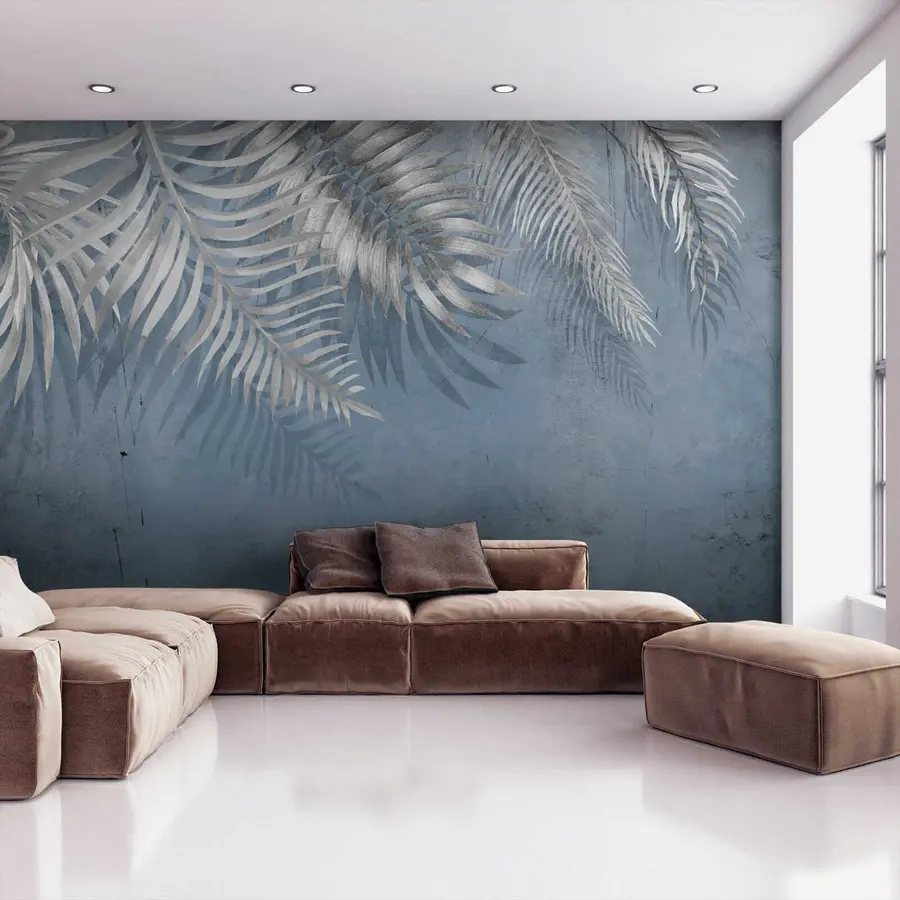 fotószőnyeg Vintage fal levelekkel u18312