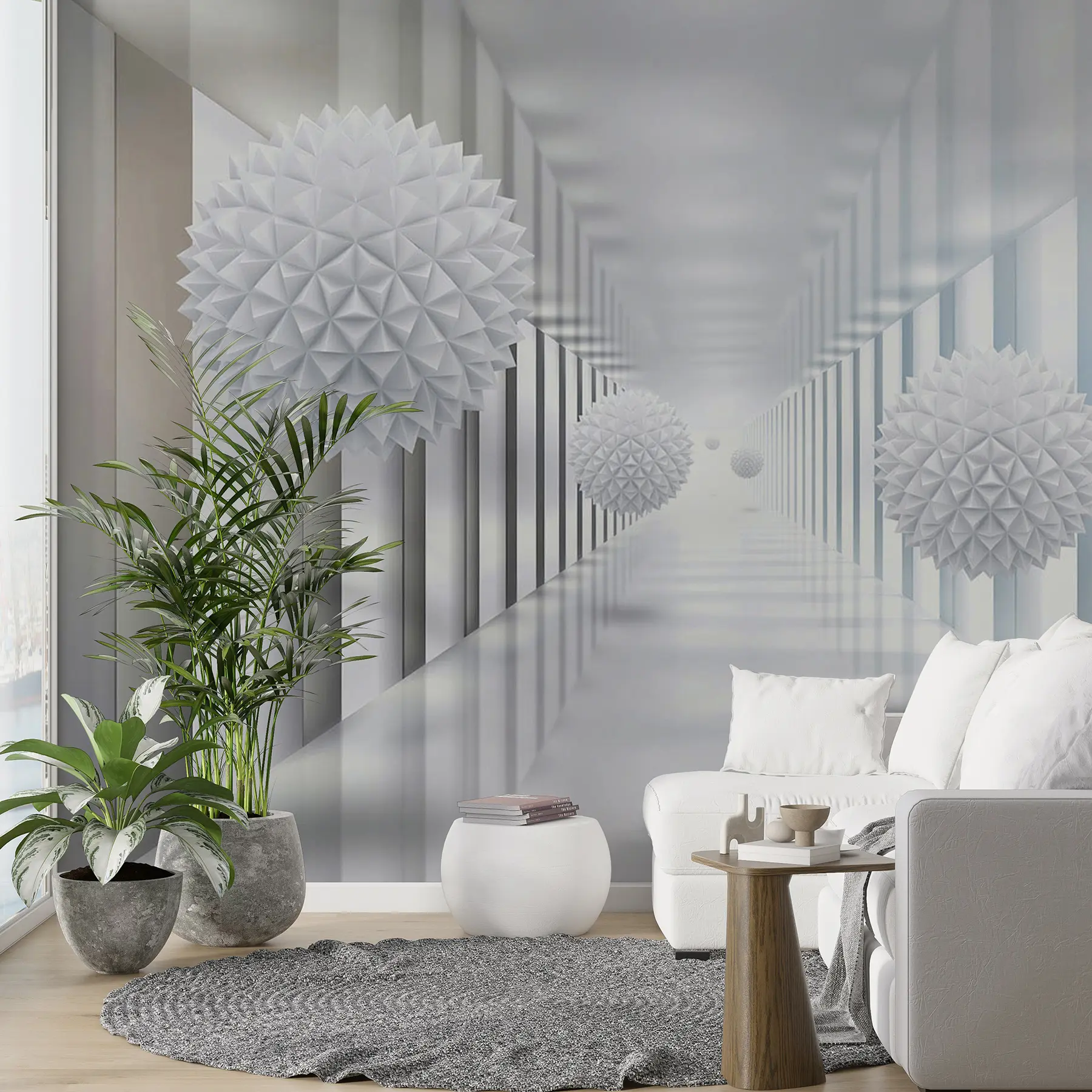 fotószőnyeg Labdák az alagútban u24571