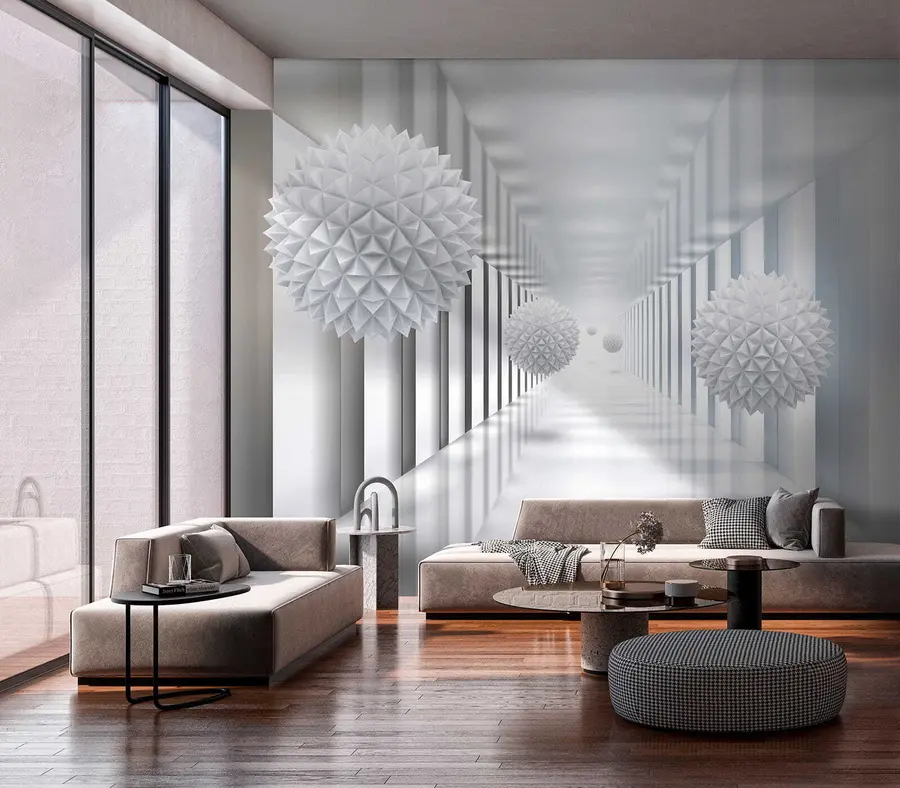 fotószőnyeg Labdák az alagútban u24571