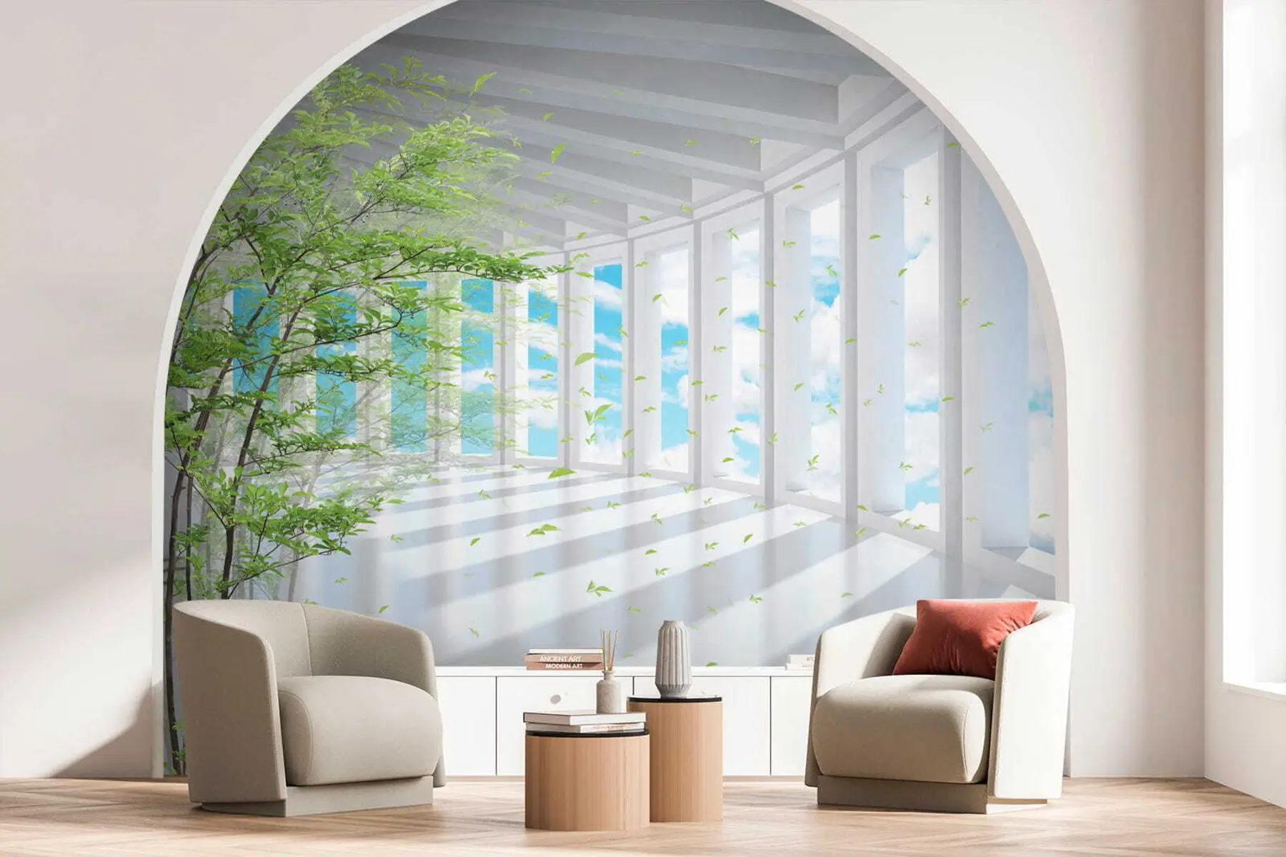 fotószőnyeg Alagút felhő kilátással u29922