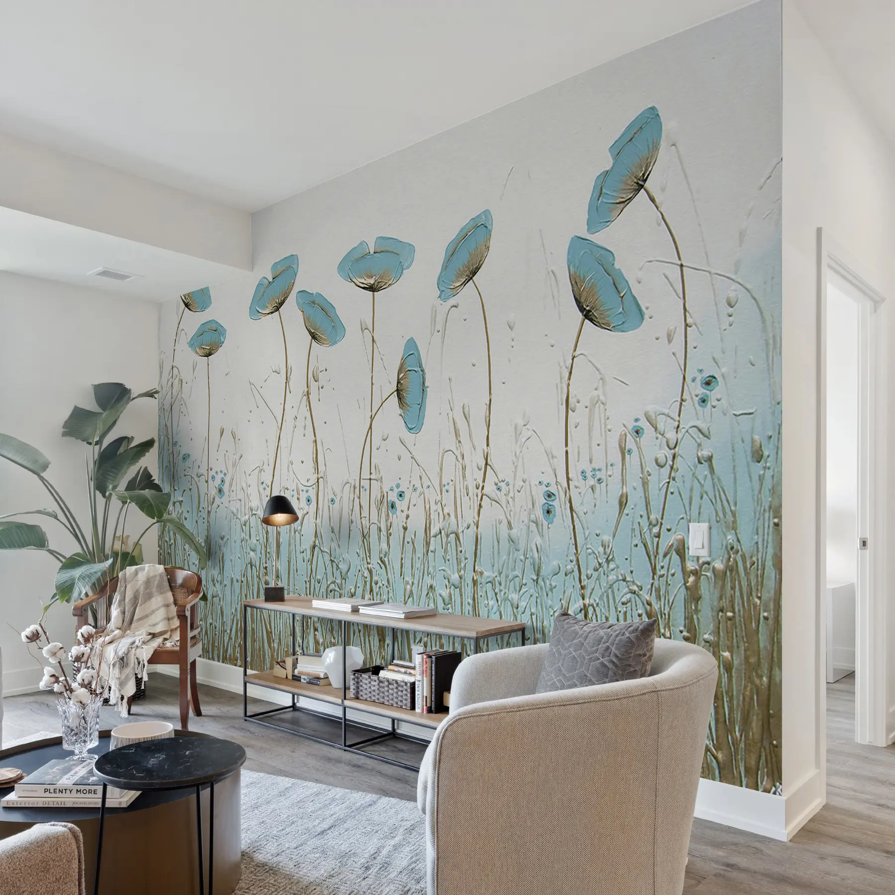 fotószőnyeg Pipacsok. Olajfestmények u34867