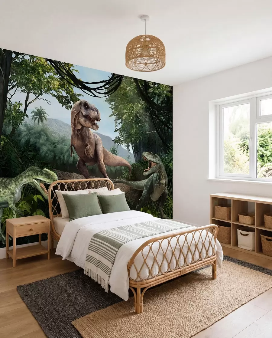 fotószőnyeg Dinoszauruszok a dzsungelben u36756