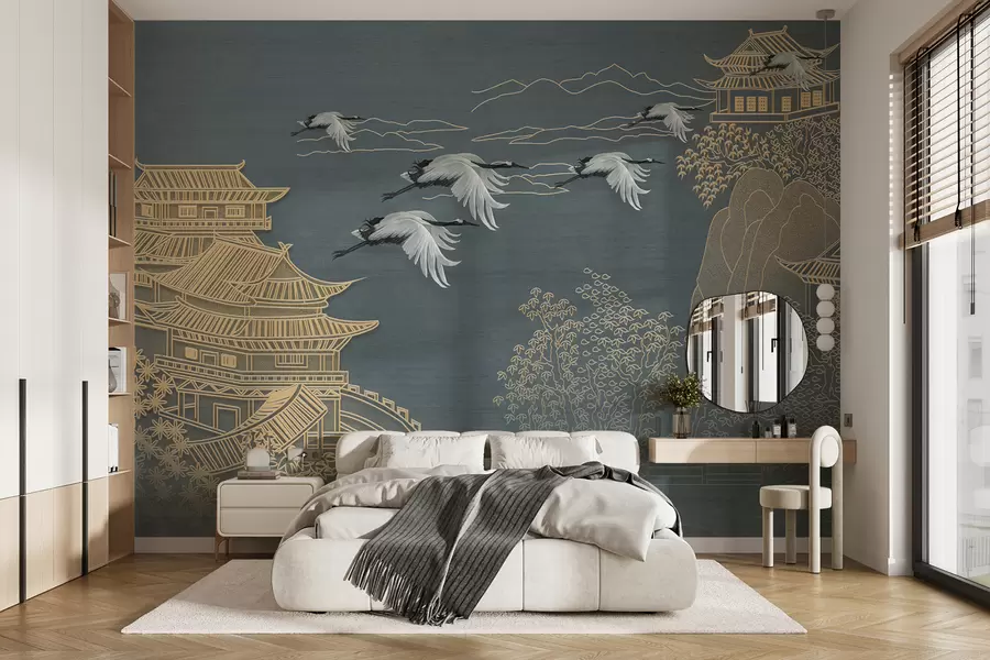 fotószőnyeg Japán stílusú rajz u38720