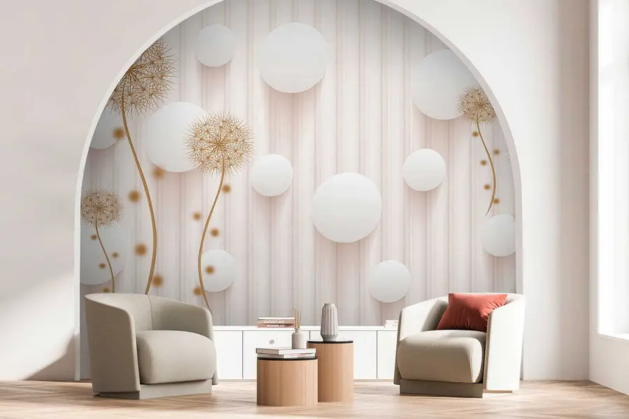 fotószőnyeg Golyók és pitypangok u52503