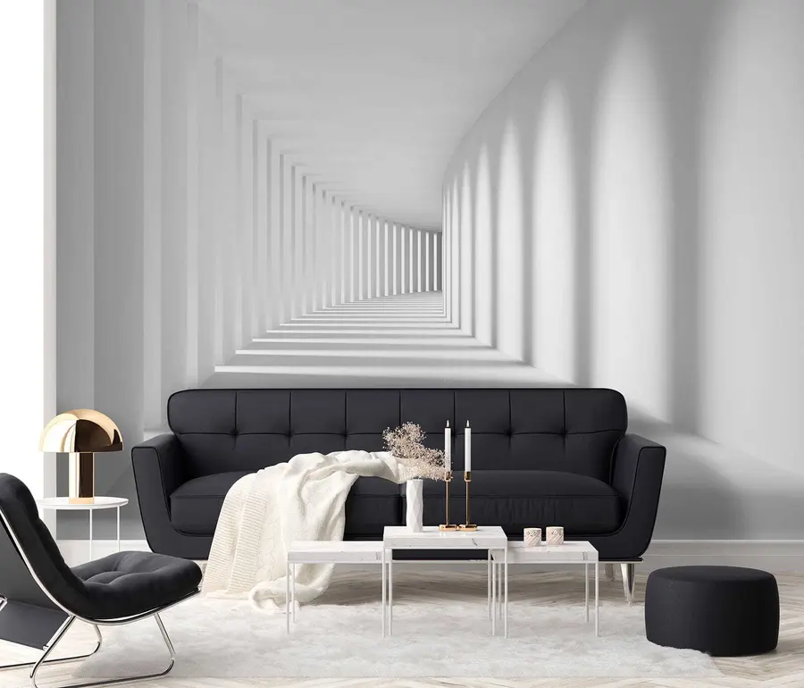 fotószőnyeg Árnyak az alagútban u55301