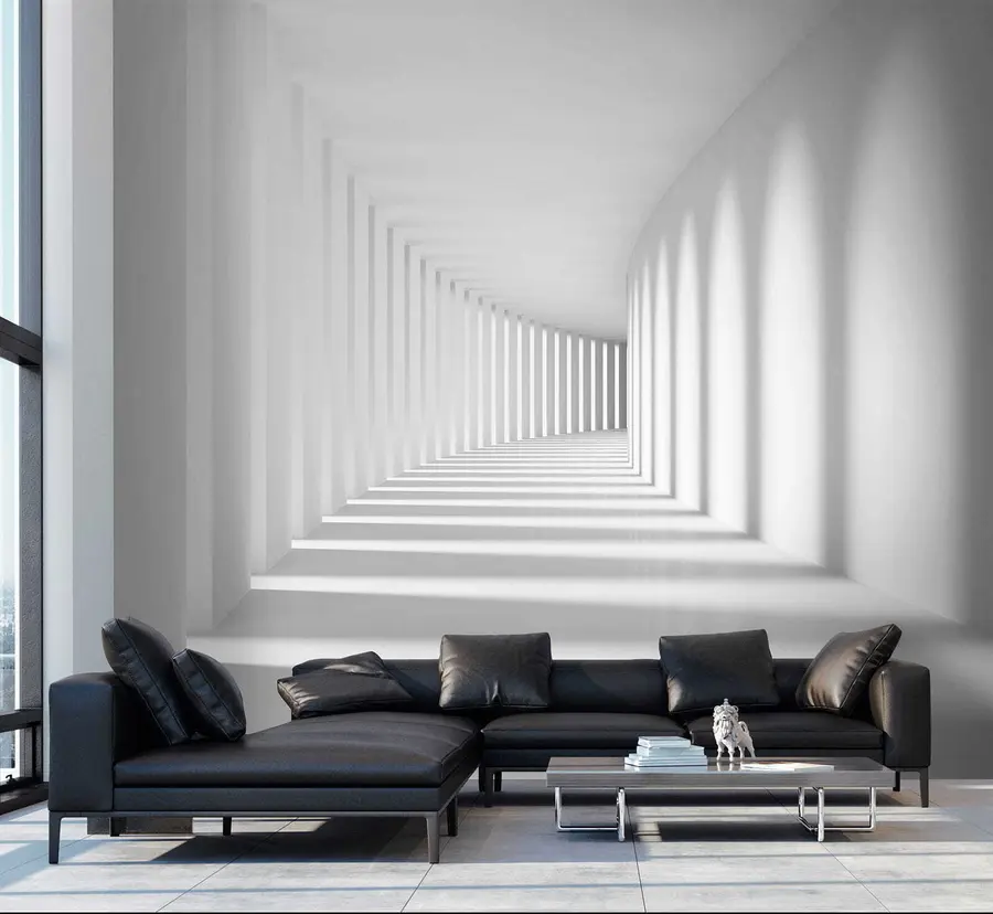 fotószőnyeg Árnyak az alagútban u55301