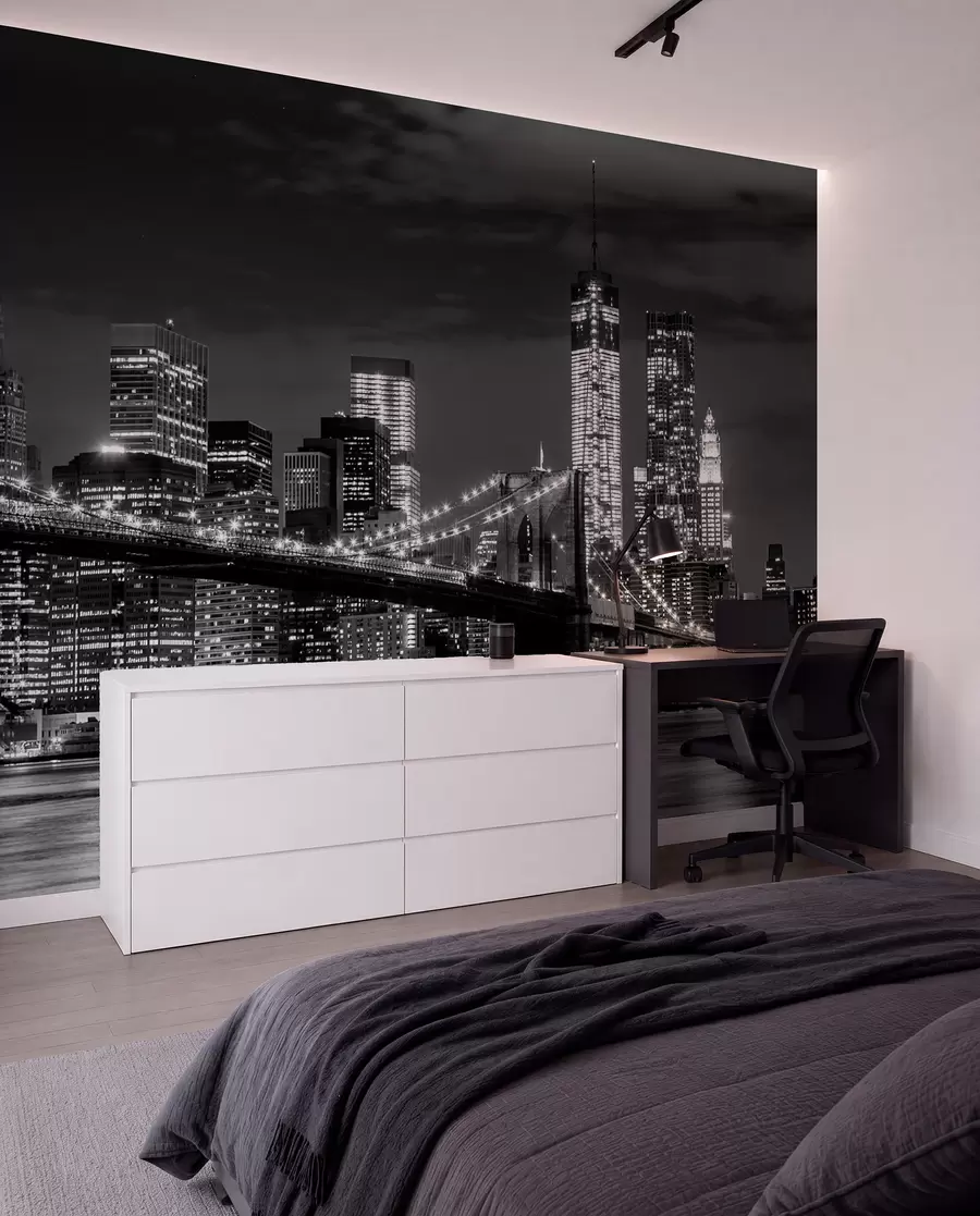 fotószőnyeg Brooklyn monokrómban u56428