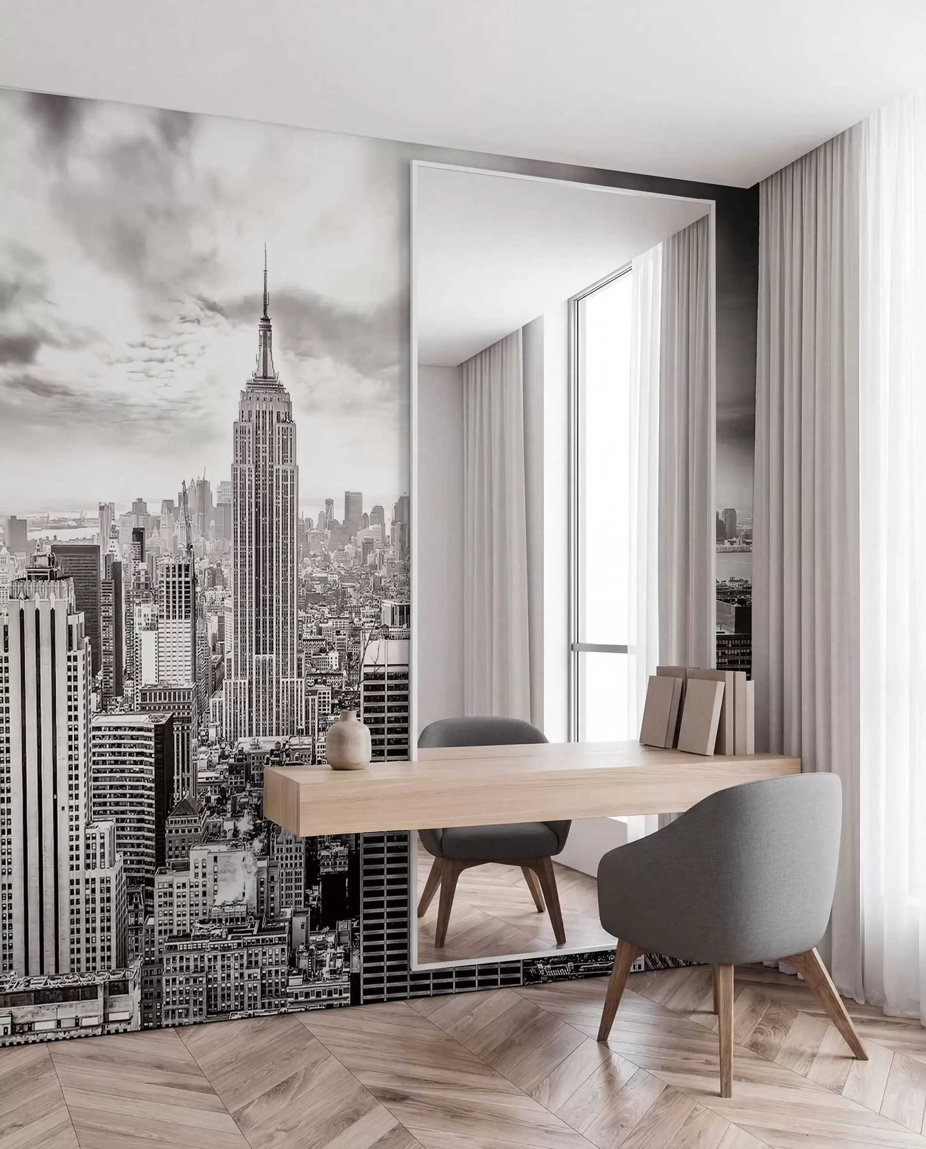 fotószőnyeg Manhattan monokrómban u58762