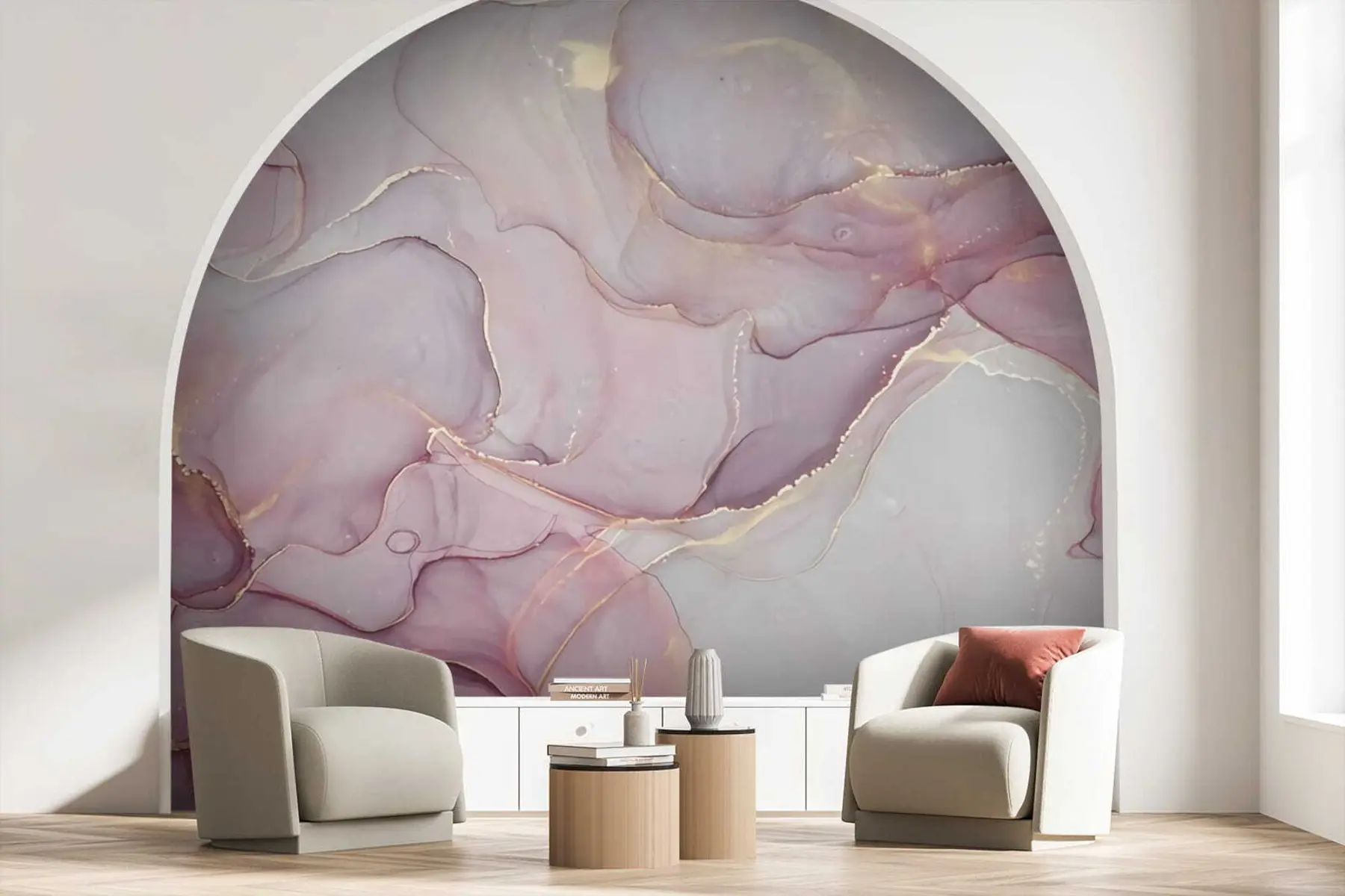 fotószőnyeg Rózsaszín színű folyadék u70787