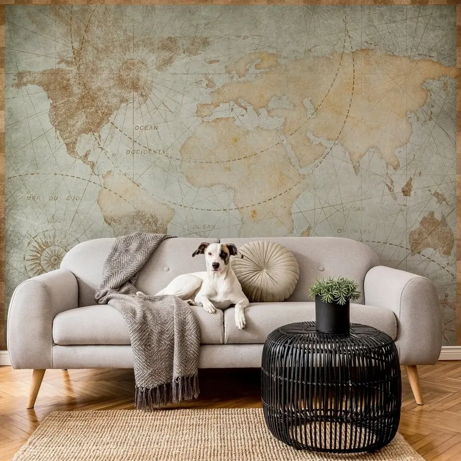 fotószőnyeg Ősi térkép u71325