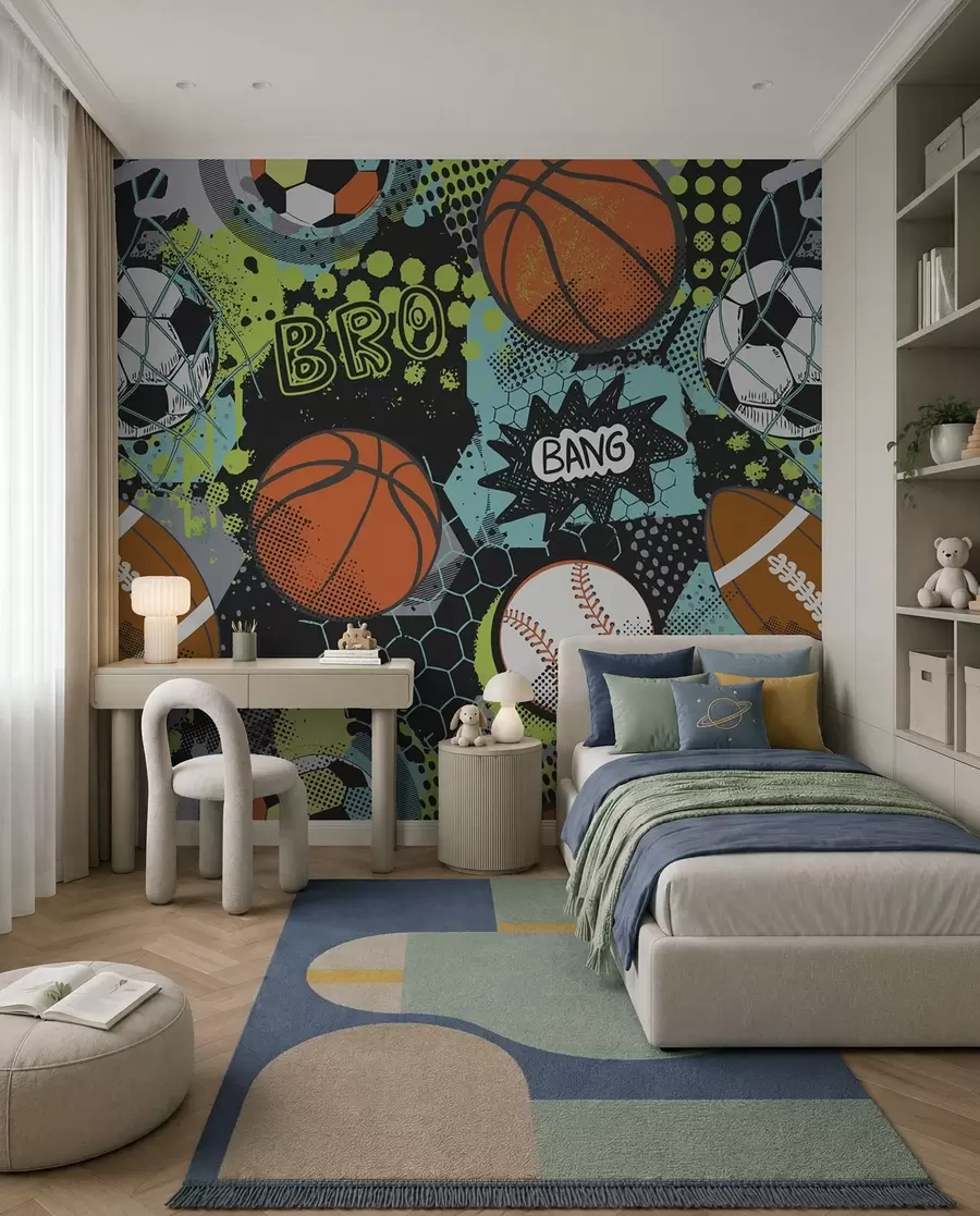 fotószőnyeg Neonlabdák játéka u99729