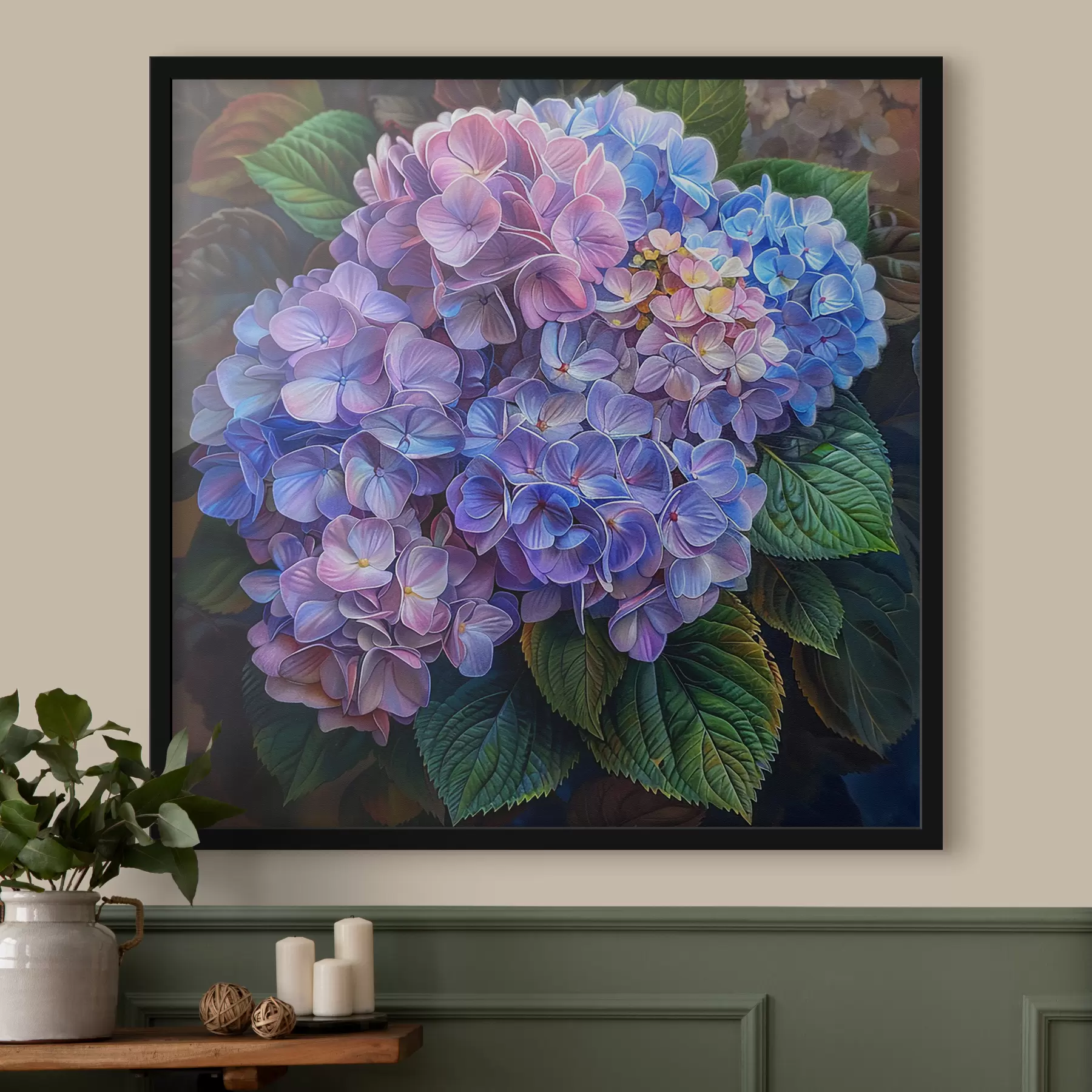 fotótapéta Elegáns hortenzia csokor f38246