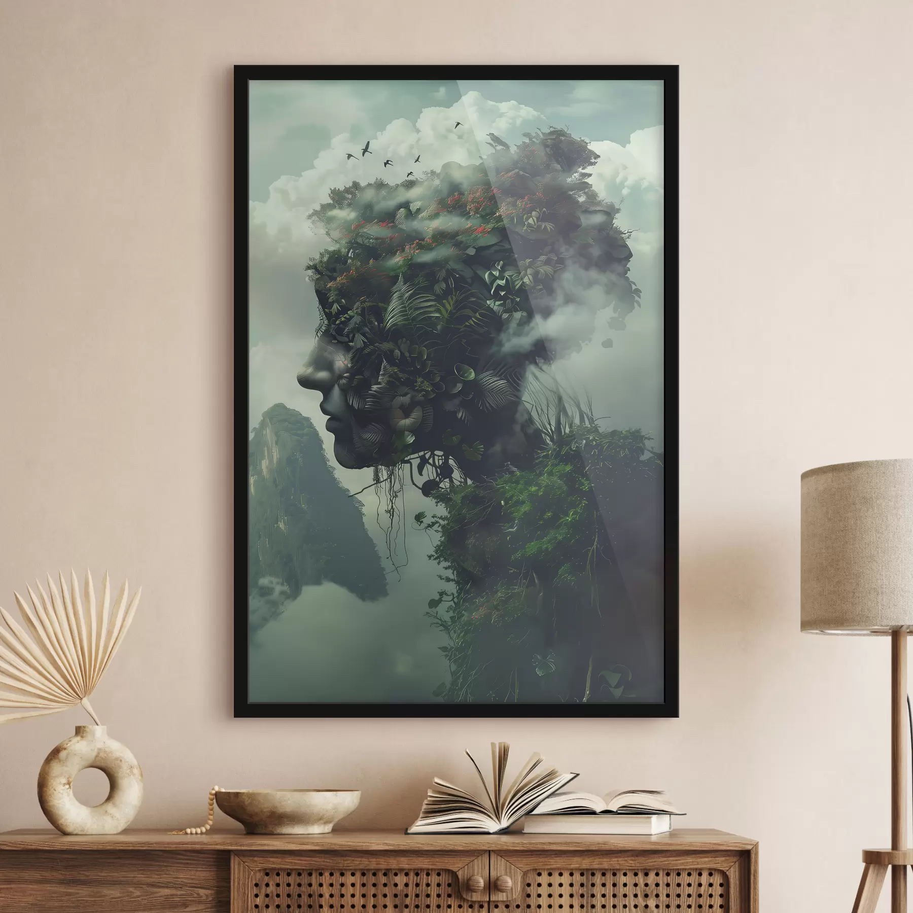 fotószőnyeg Arcok a hegyekben f38262