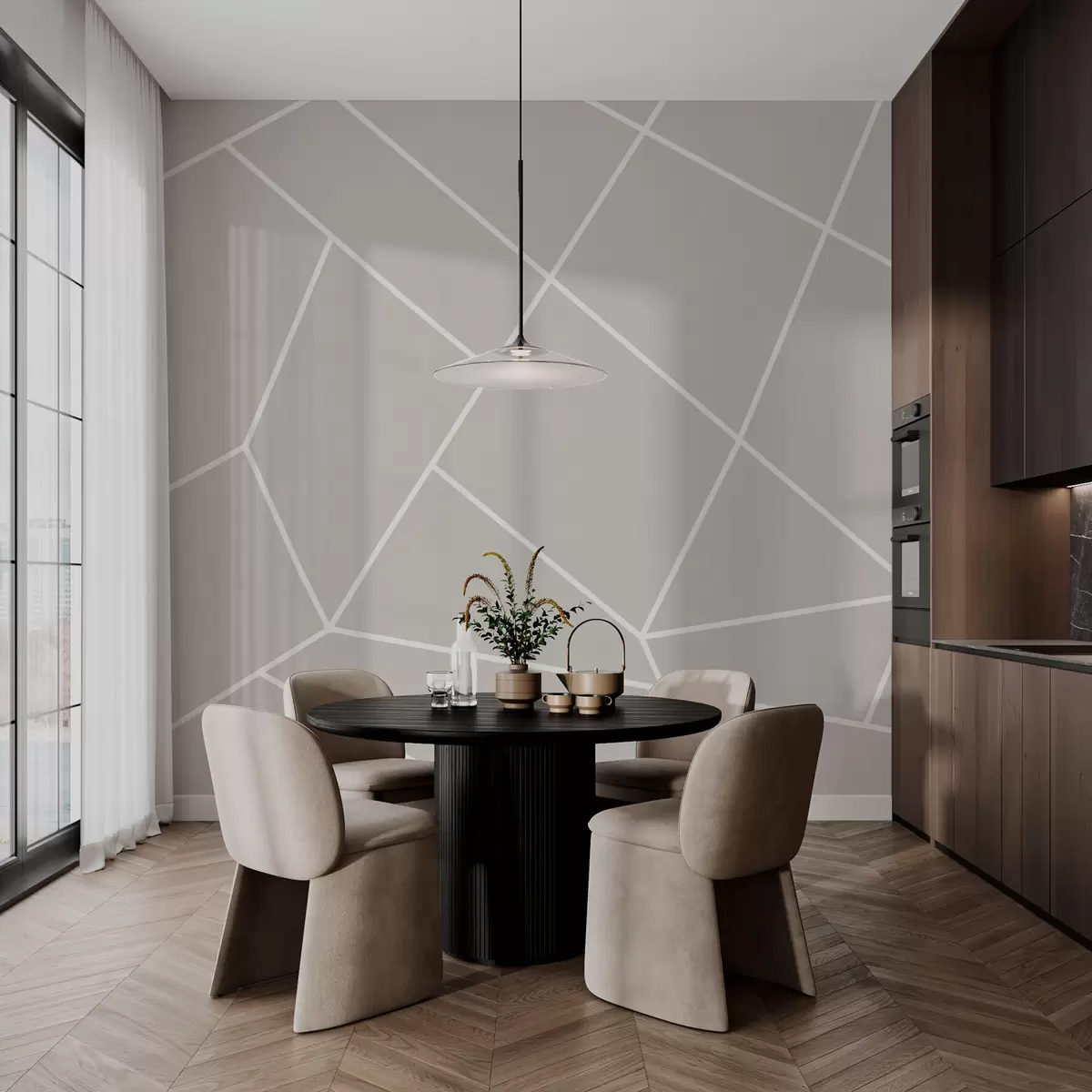 fotószőnyeg Geometriai formák web háromszögek w00827