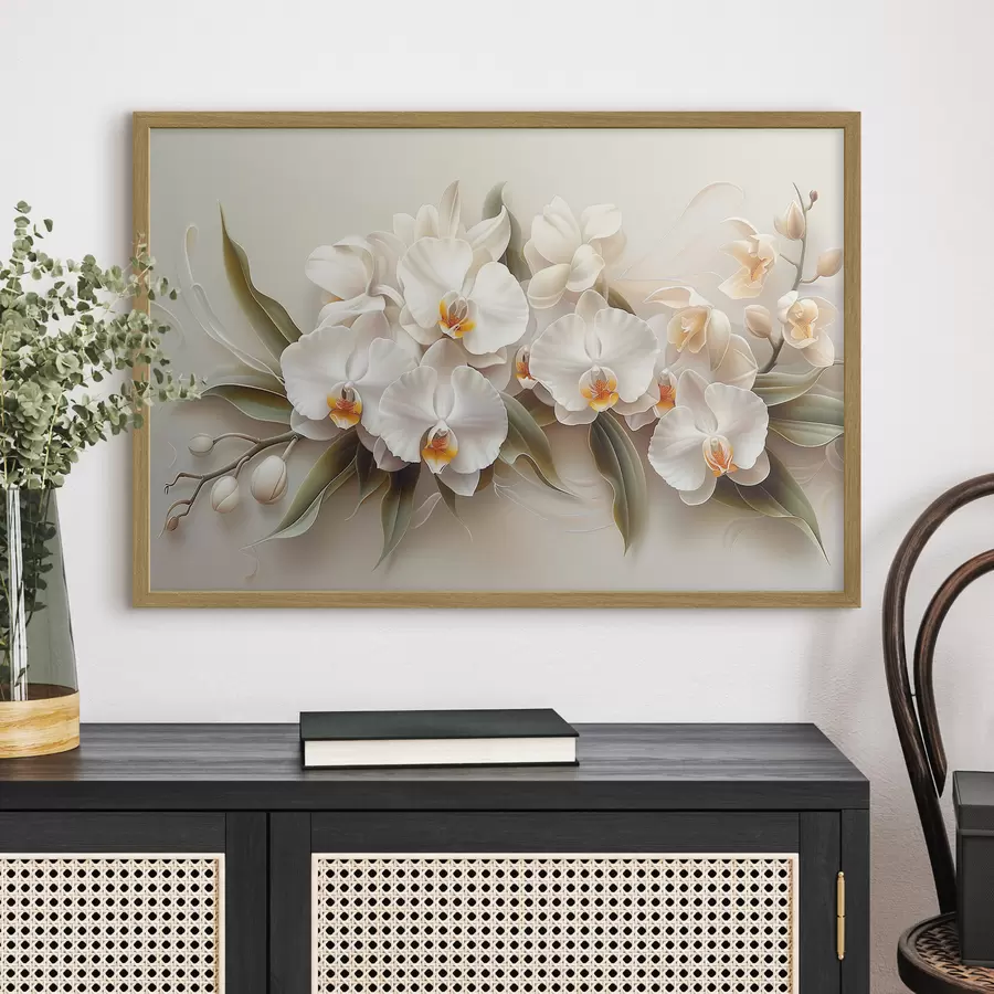 fotószőnyeg Világos orchideák f38704