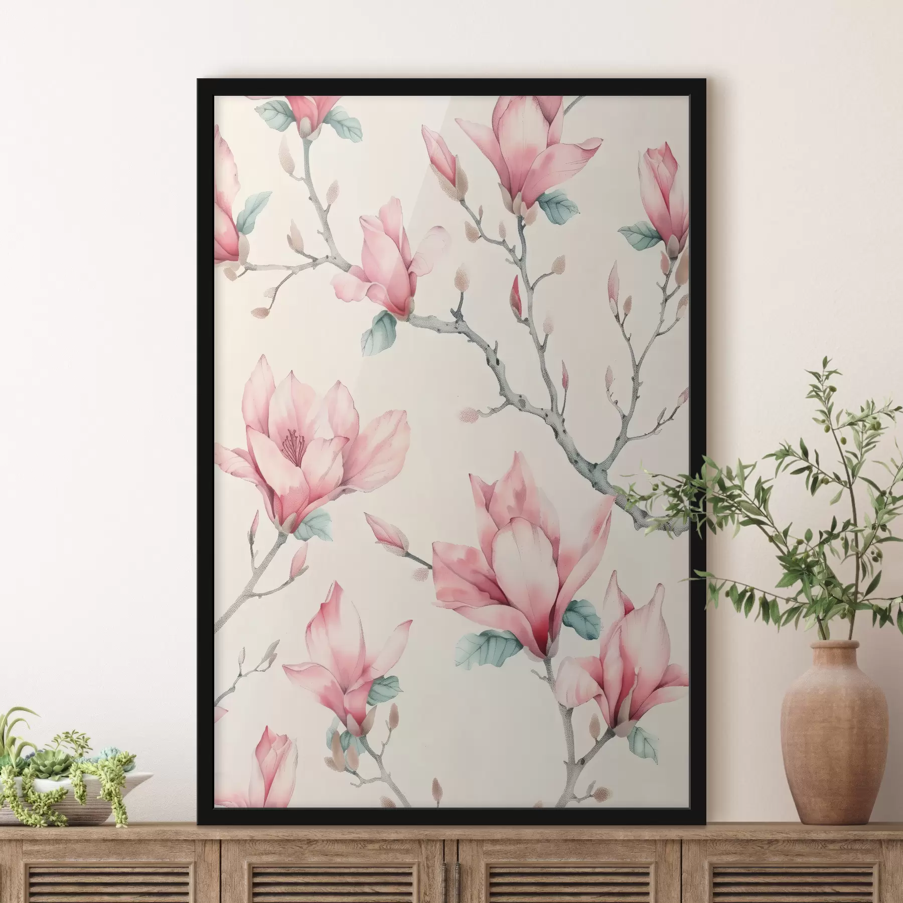 fotószőnyeg Rózsaszín magnóliák f39695