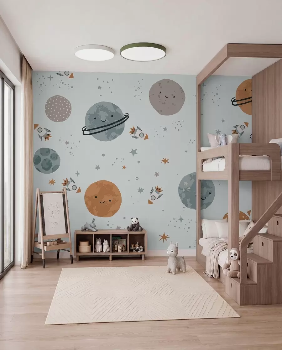 fotószőnyeg Mosolygós bolygók w01417