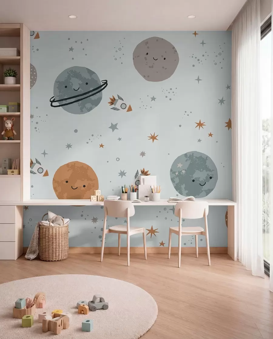 fotószőnyeg Mosolygós bolygók w01417