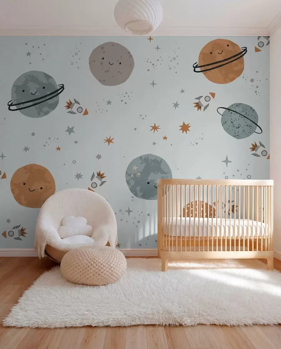 fotószőnyeg Mosolygós bolygók w01417