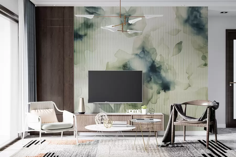 fotószőnyeg absztrakt foltok üveg mögött w01681v1