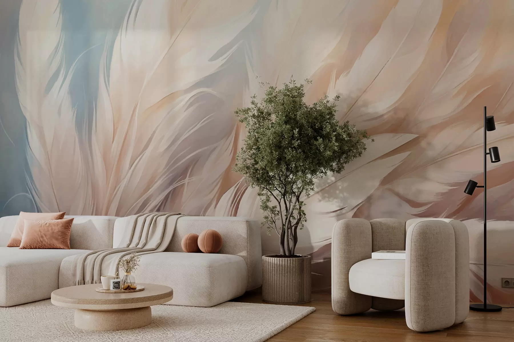 fotószőnyeg Tollak w01134