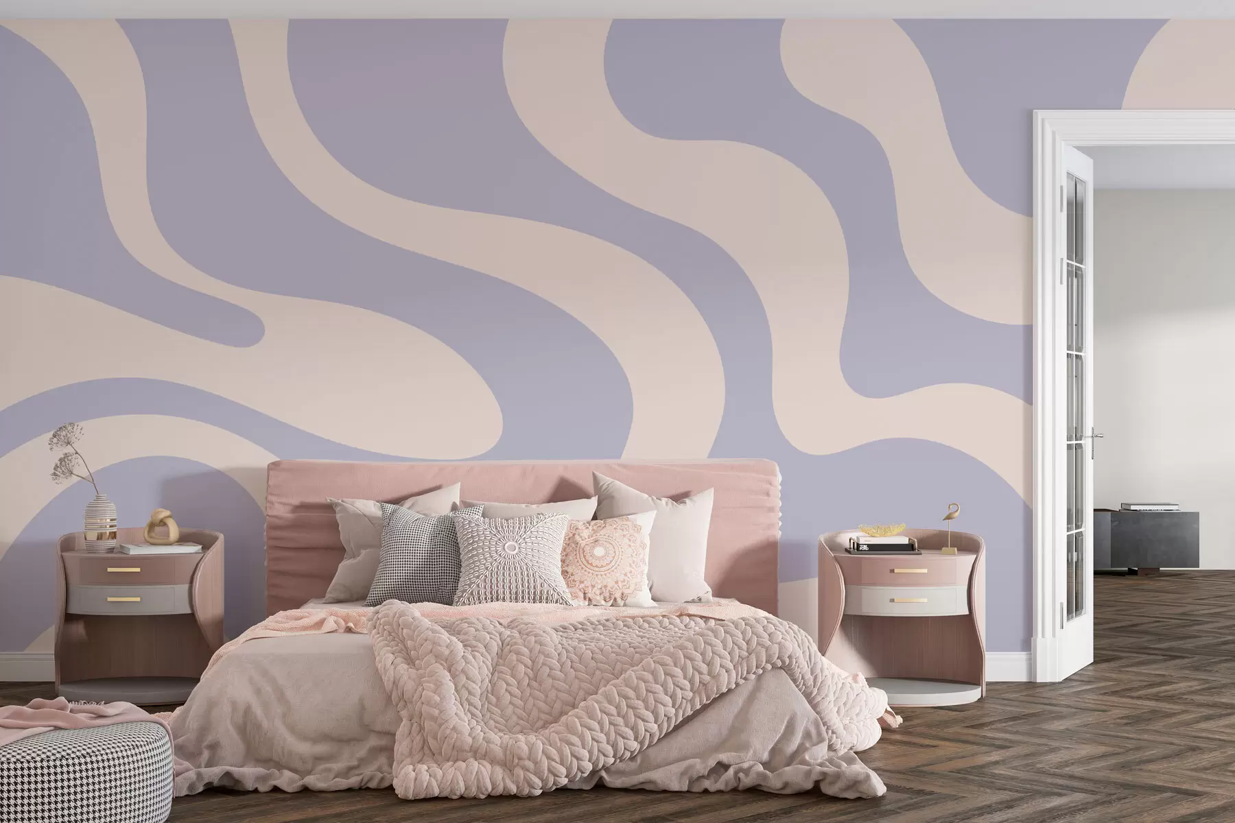 fotószőnyeg Kanyargós elegáns vonalak w01831