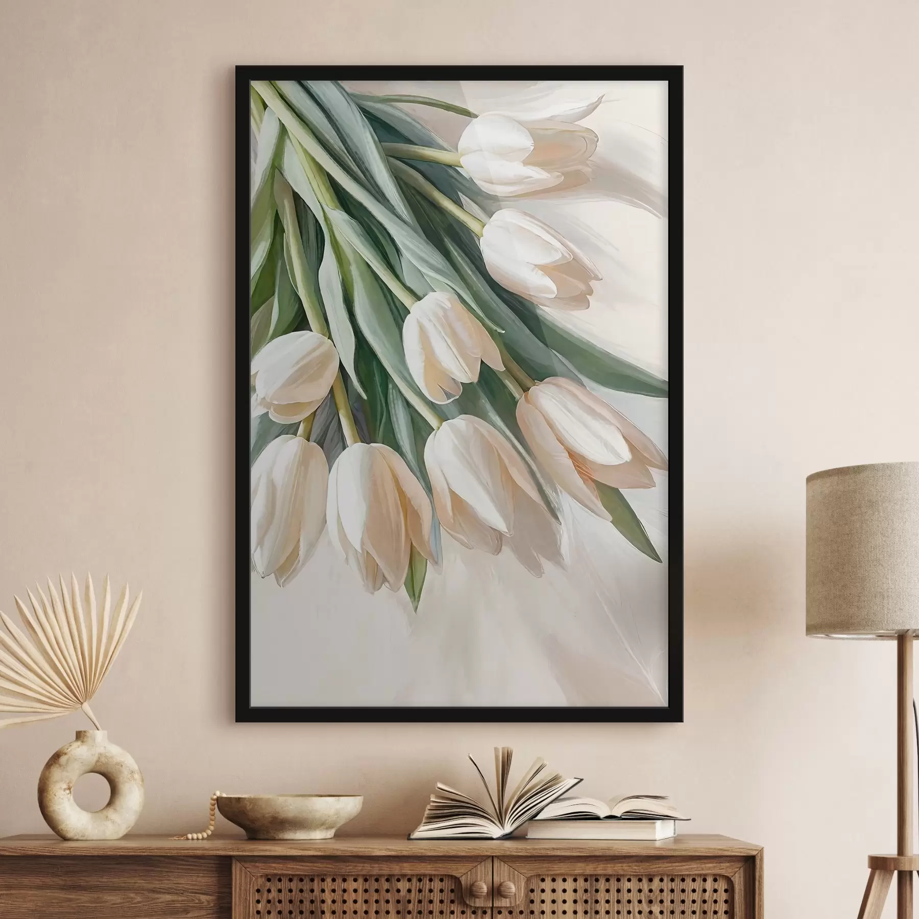 fotószőnyeg Közelkép fehér tulipánokról f38271