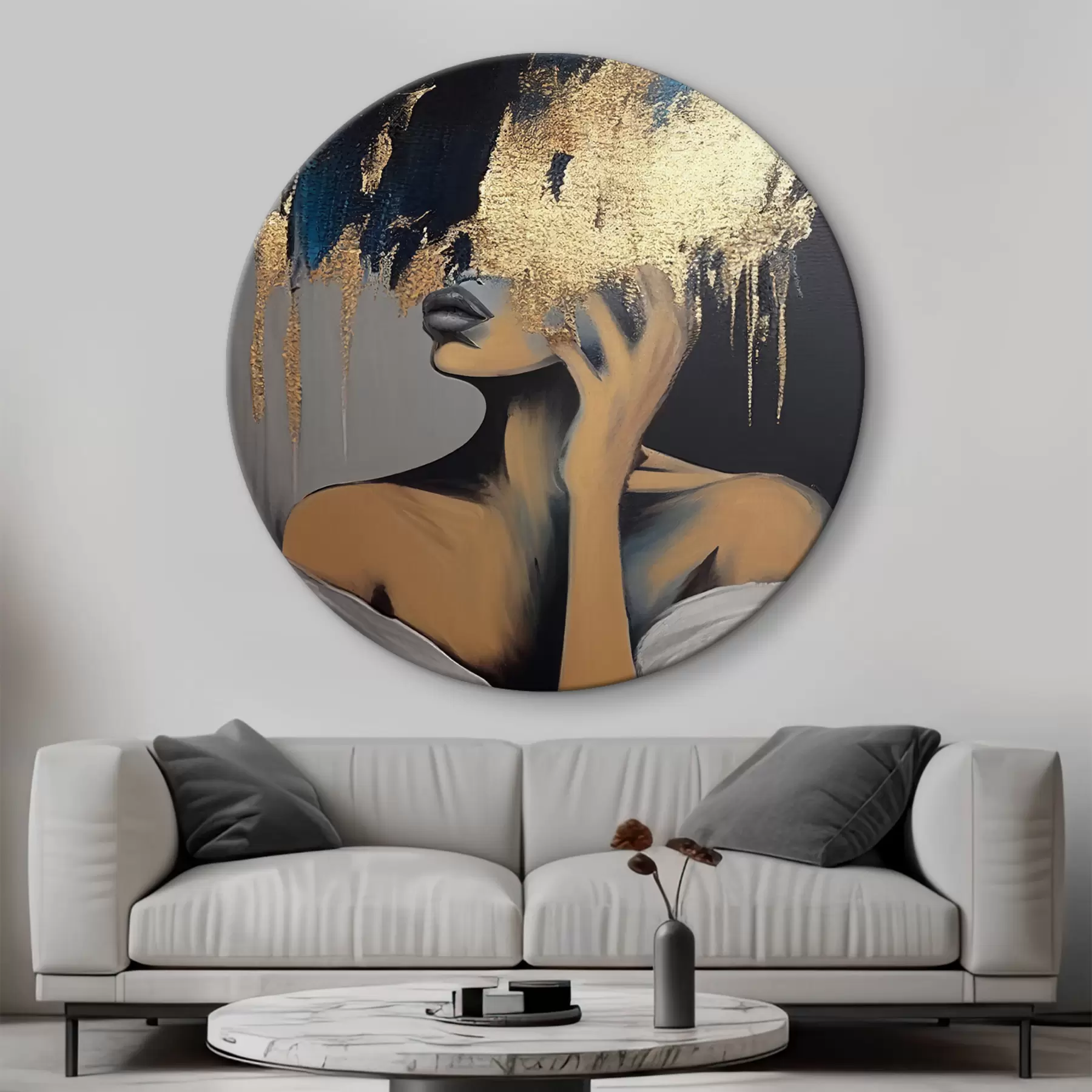 fotótapéta Frizura, váll és szempilla r34863