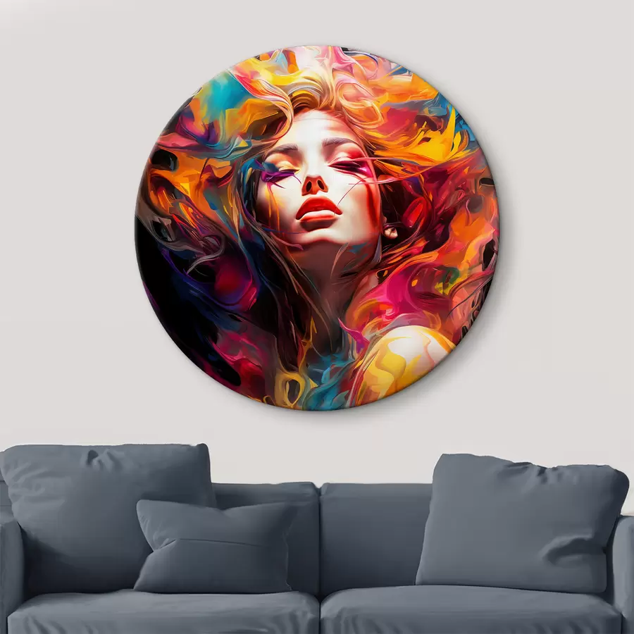 fotószőnyeg Absztrakt lány r36677