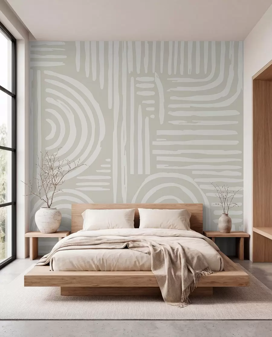 fotószőnyeg Boho design lágy színekben w01919