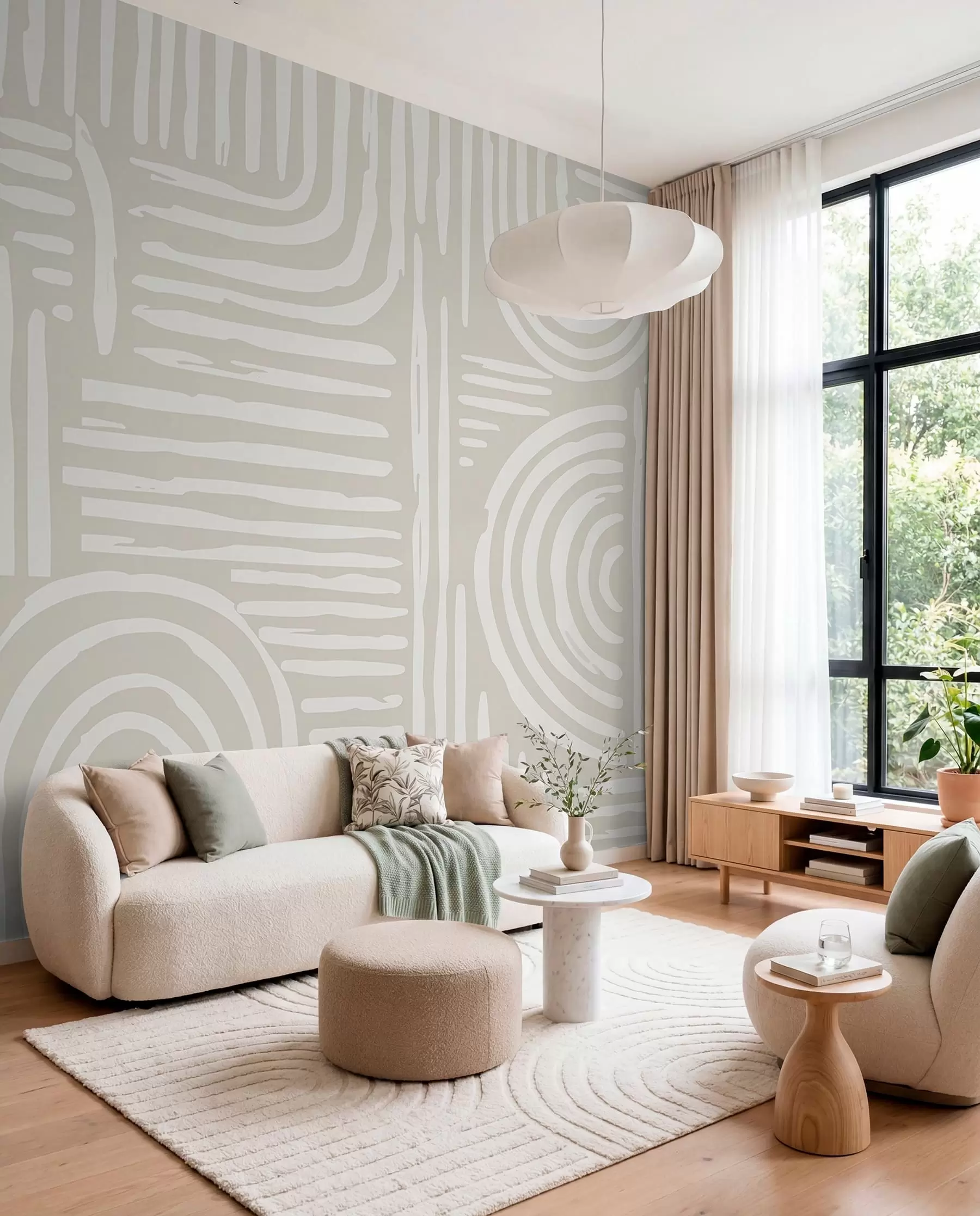 fotószőnyeg Boho design lágy színekben w01919