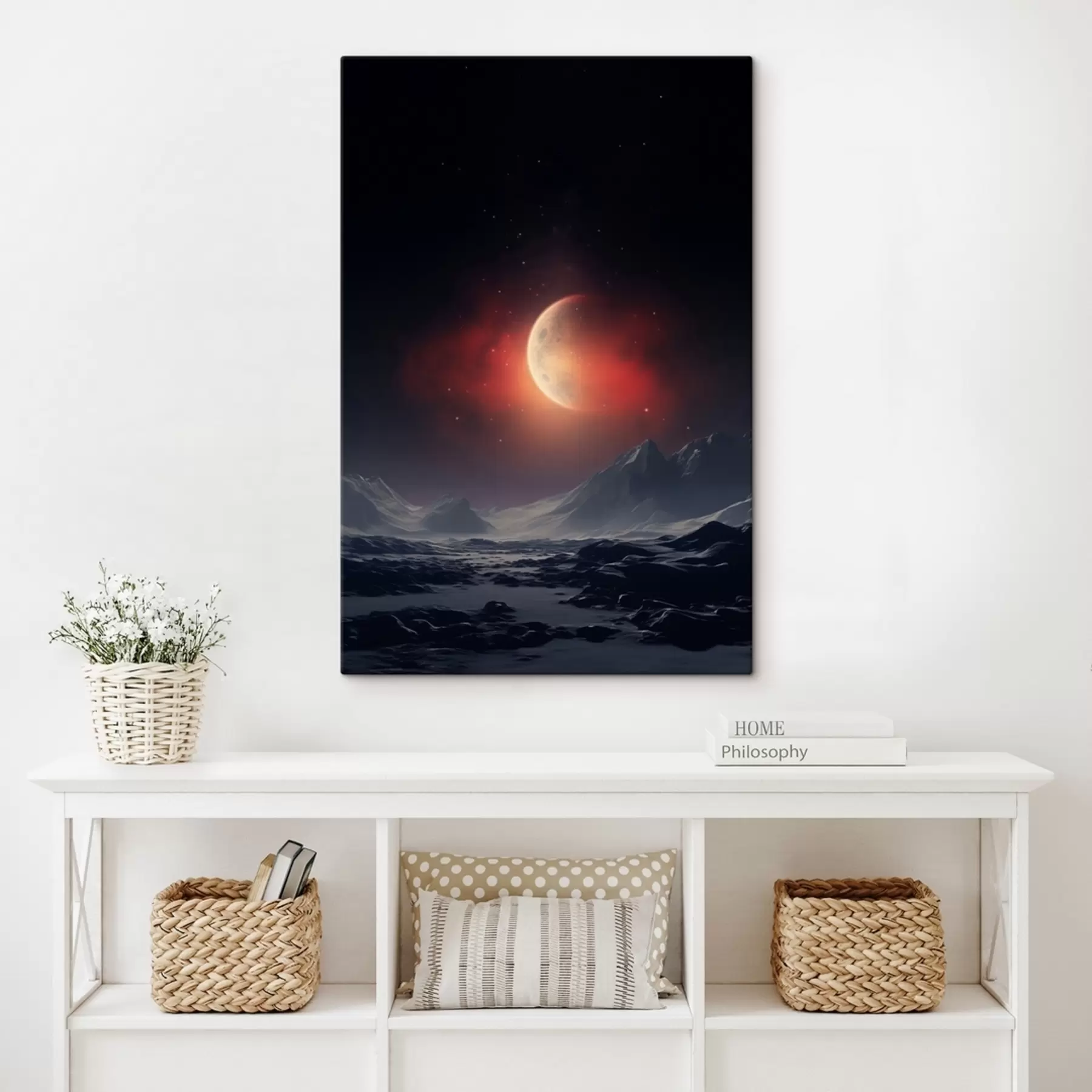 fotótapéta Naplemente a Marsra néző kilátással s41202