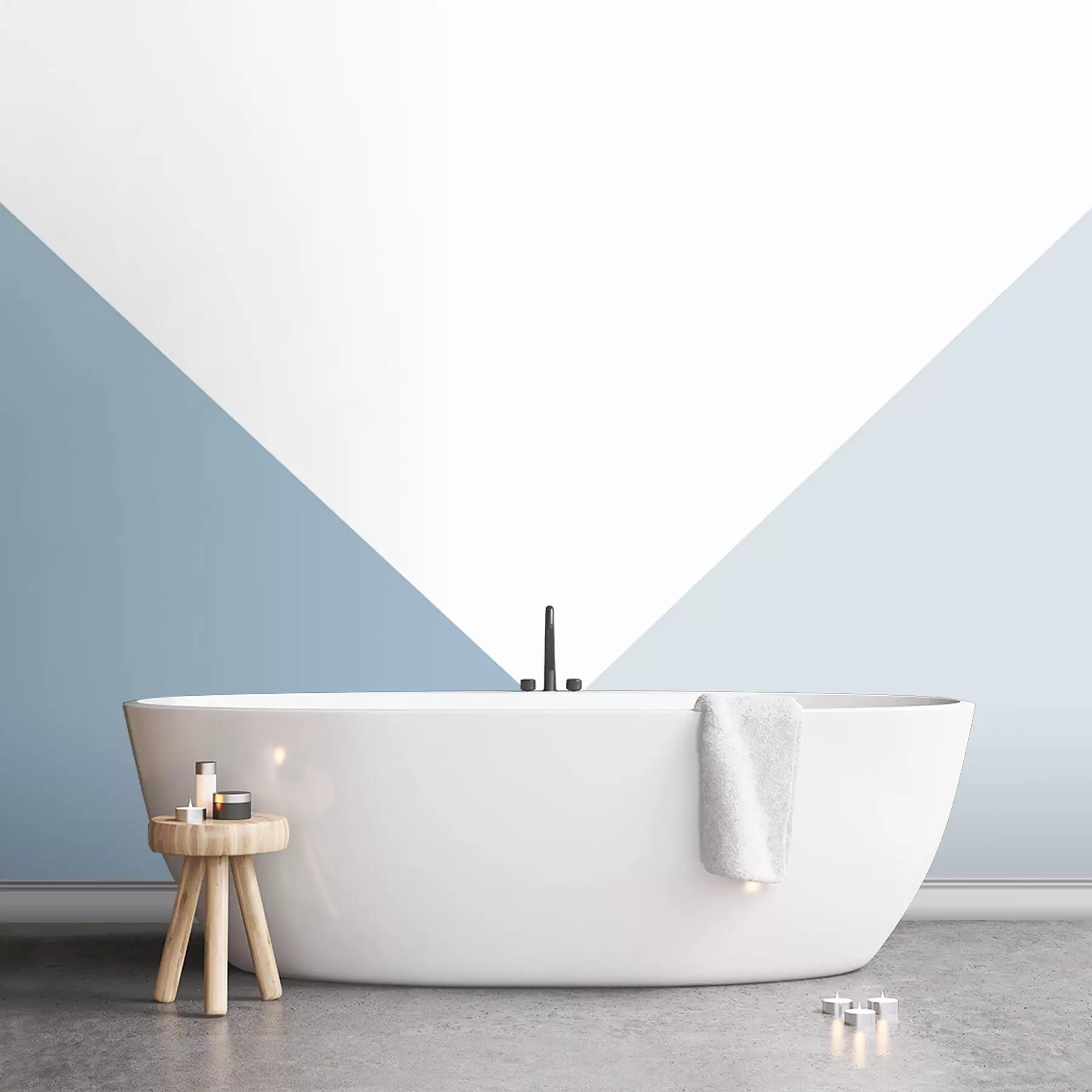 fotószőnyeg Minimalista geometria kék szín w02024v1