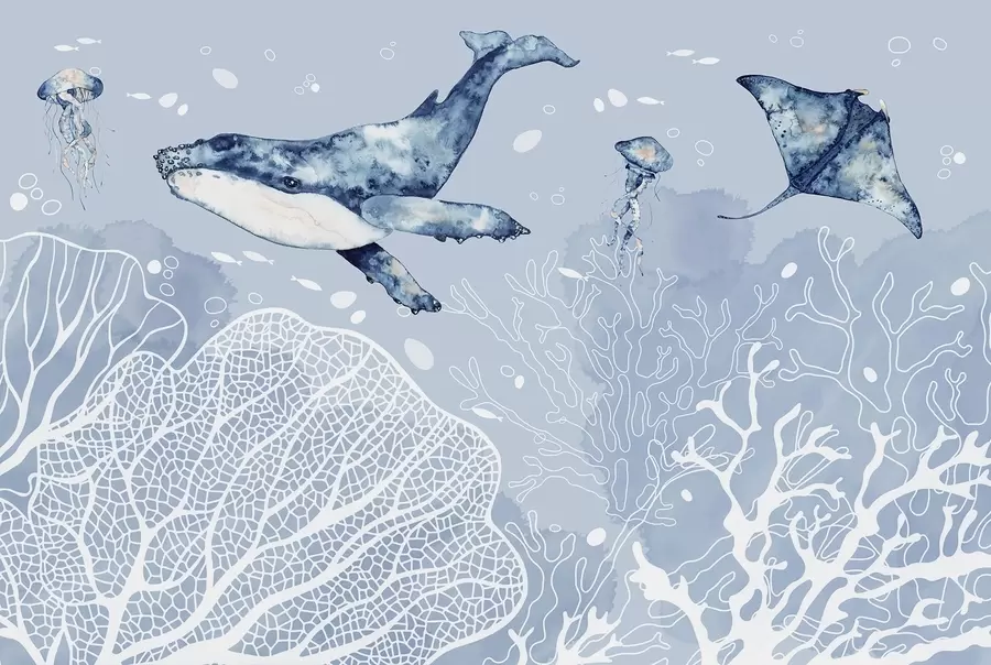 fotószőnyeg A tengeri élet víz alatti csodái w00848