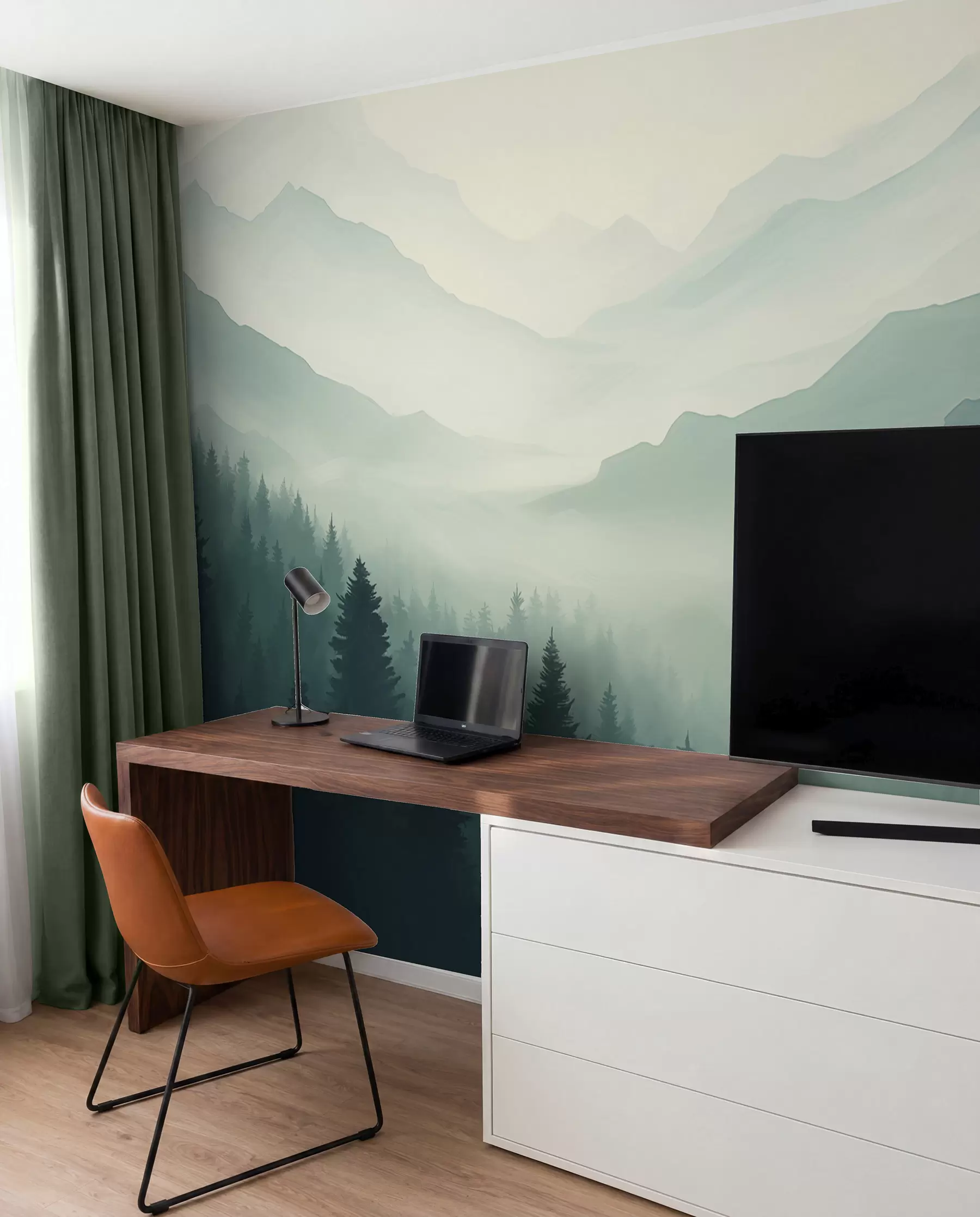 fotószőnyeg Erdő és hegyek w02186