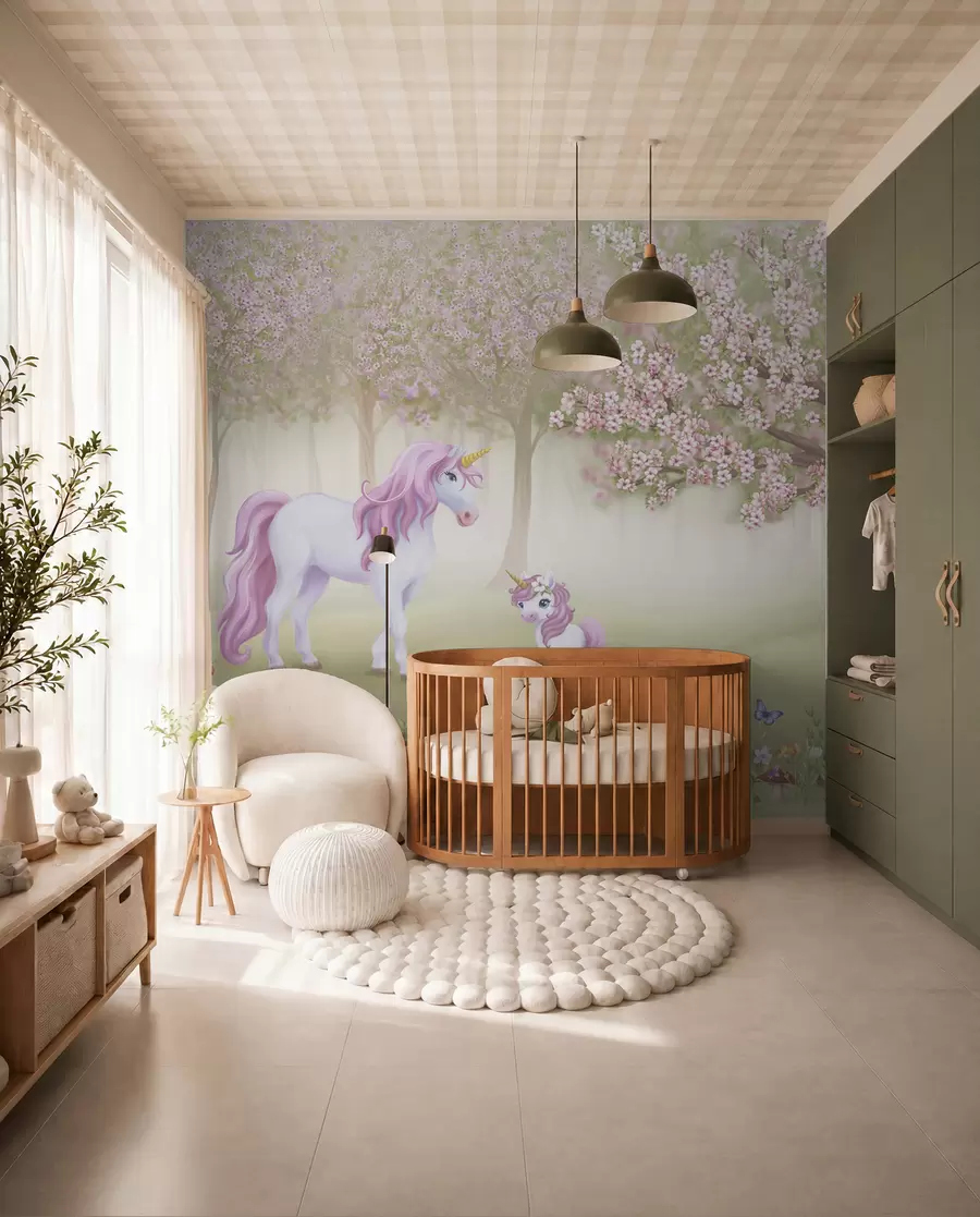fotószőnyeg Egyszarvúk gyümölcsöse w02269