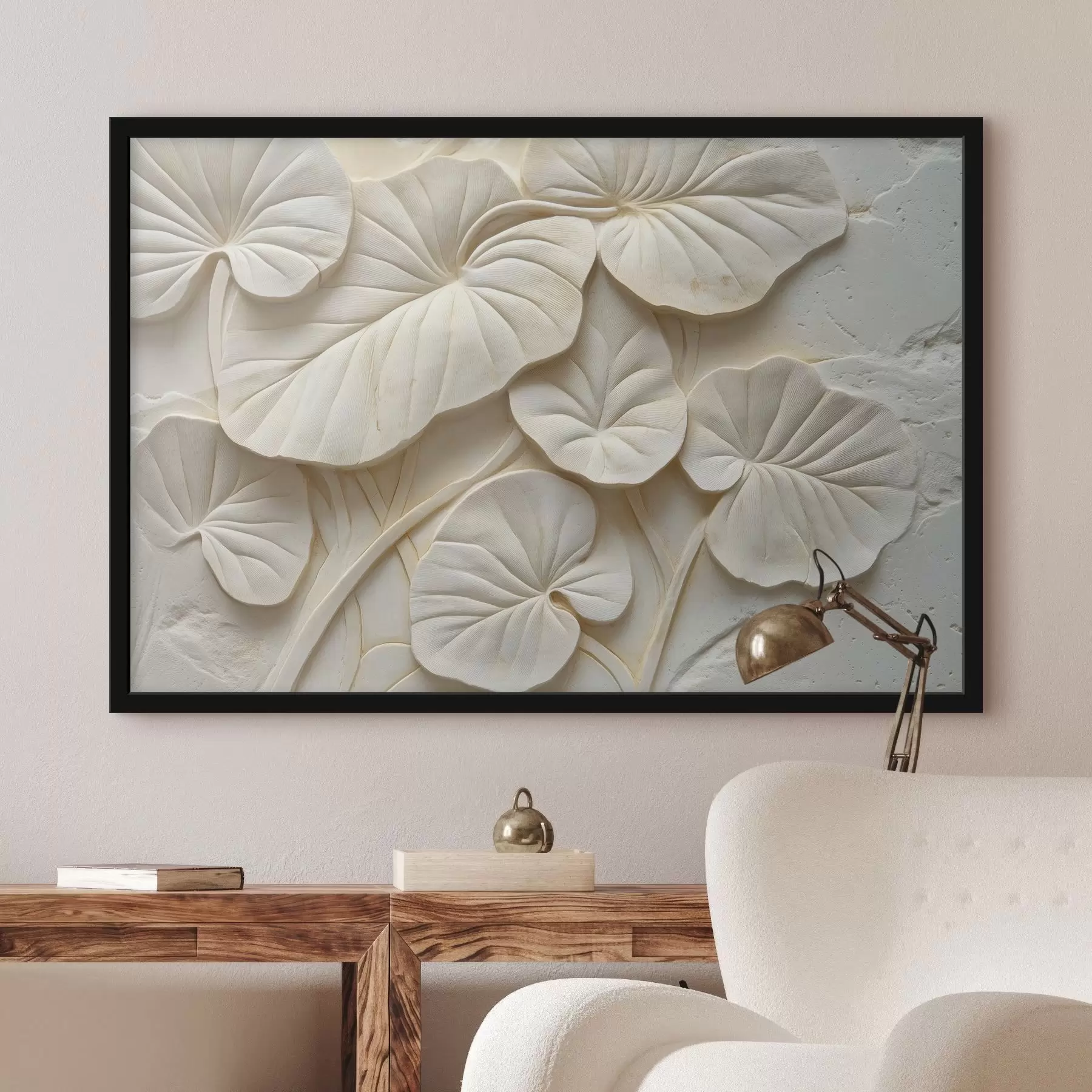 fotószőnyeg Monstera levelek bazreliefje f41865