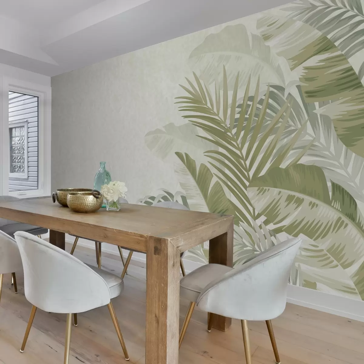 fotószőnyeg Zöld pálmalevél w02391