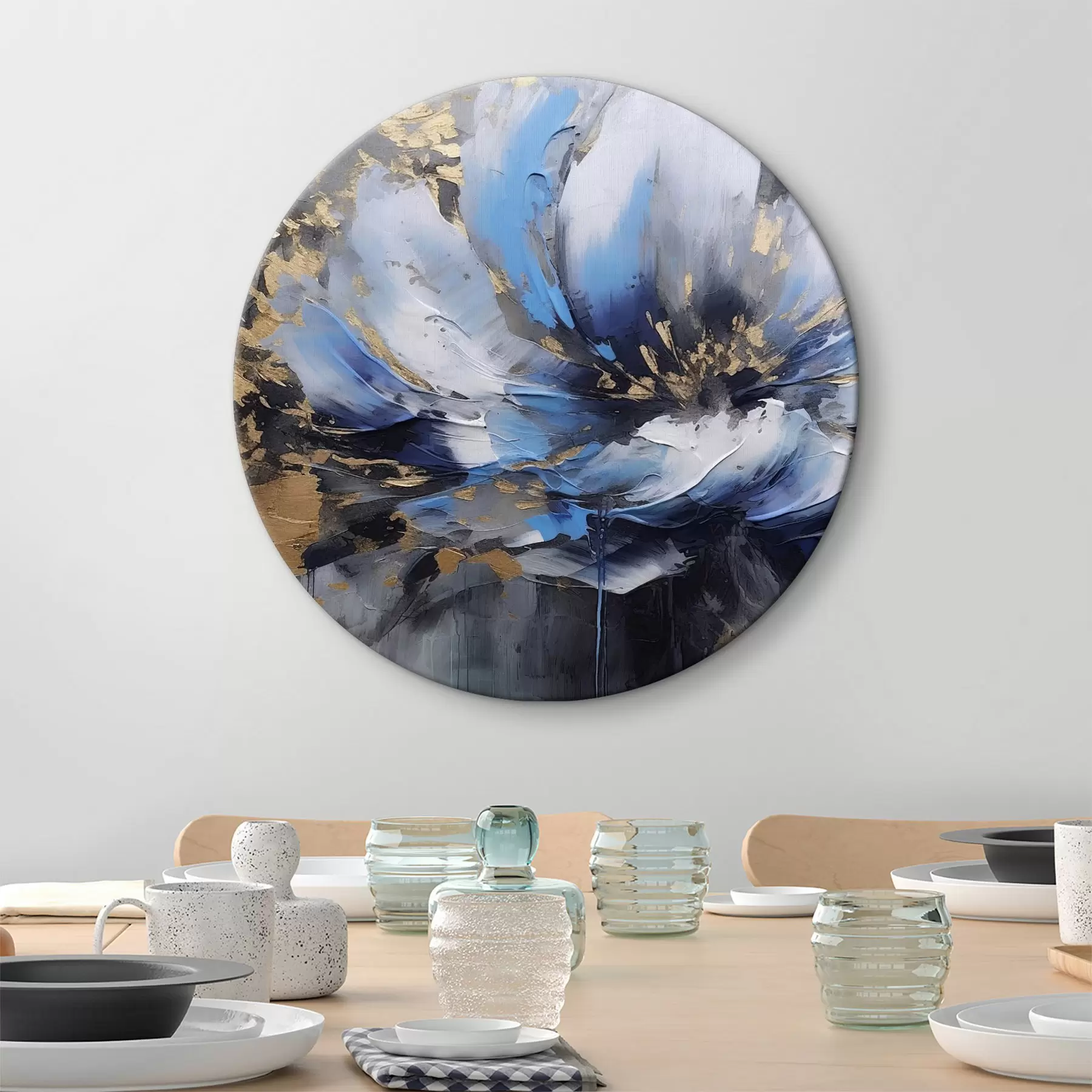 fotótapéta Art festék, növény és festék r35384