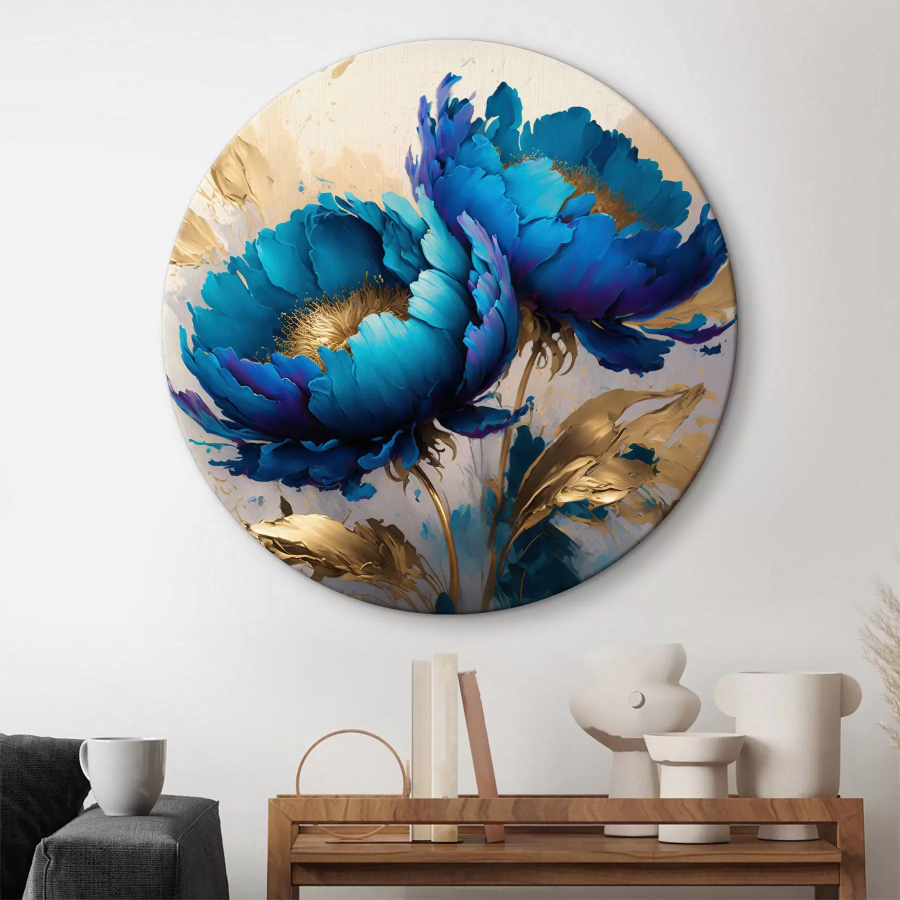 fotótapéta Kék bazsarózsa r37843