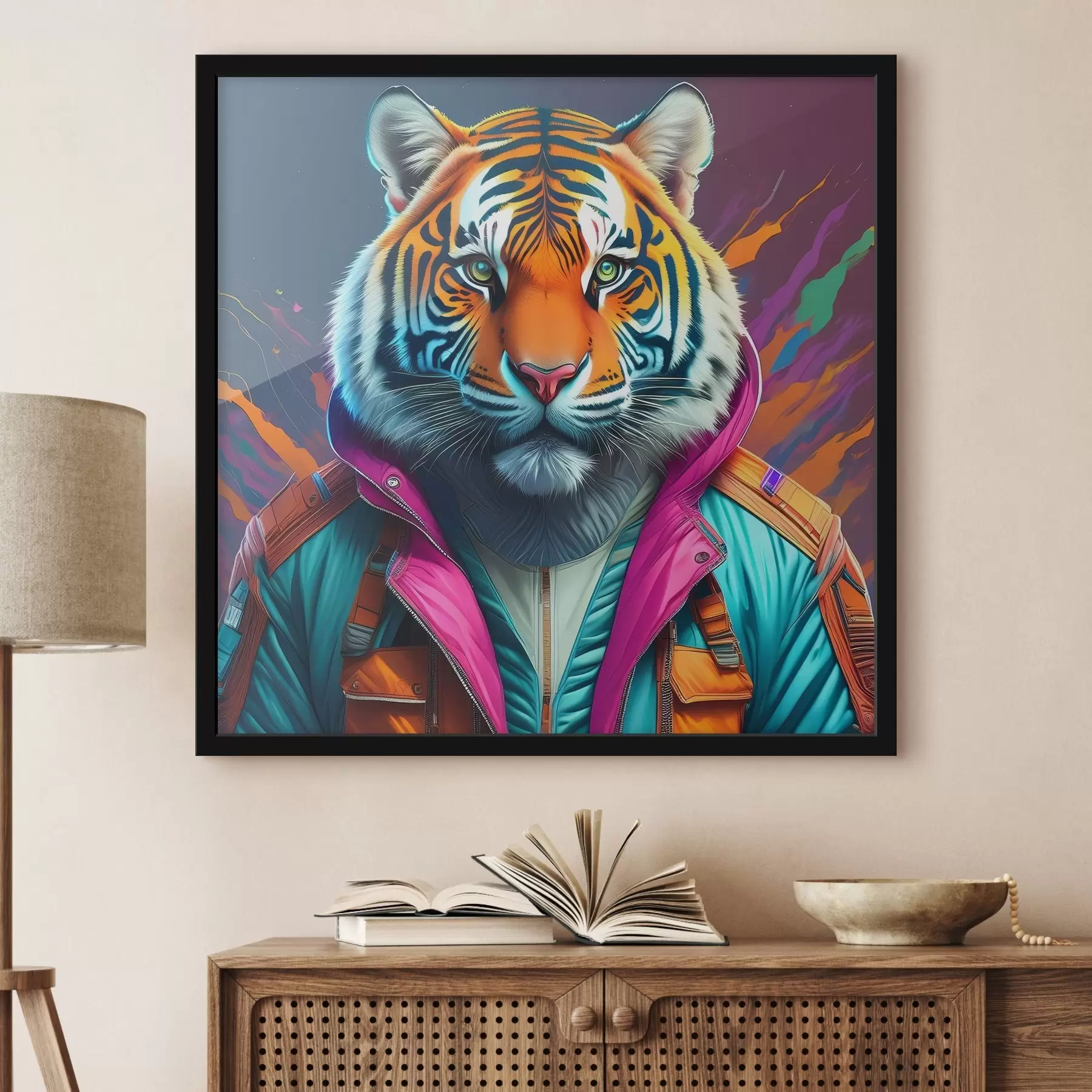 fotószőnyeg Tigris kabátban f38610