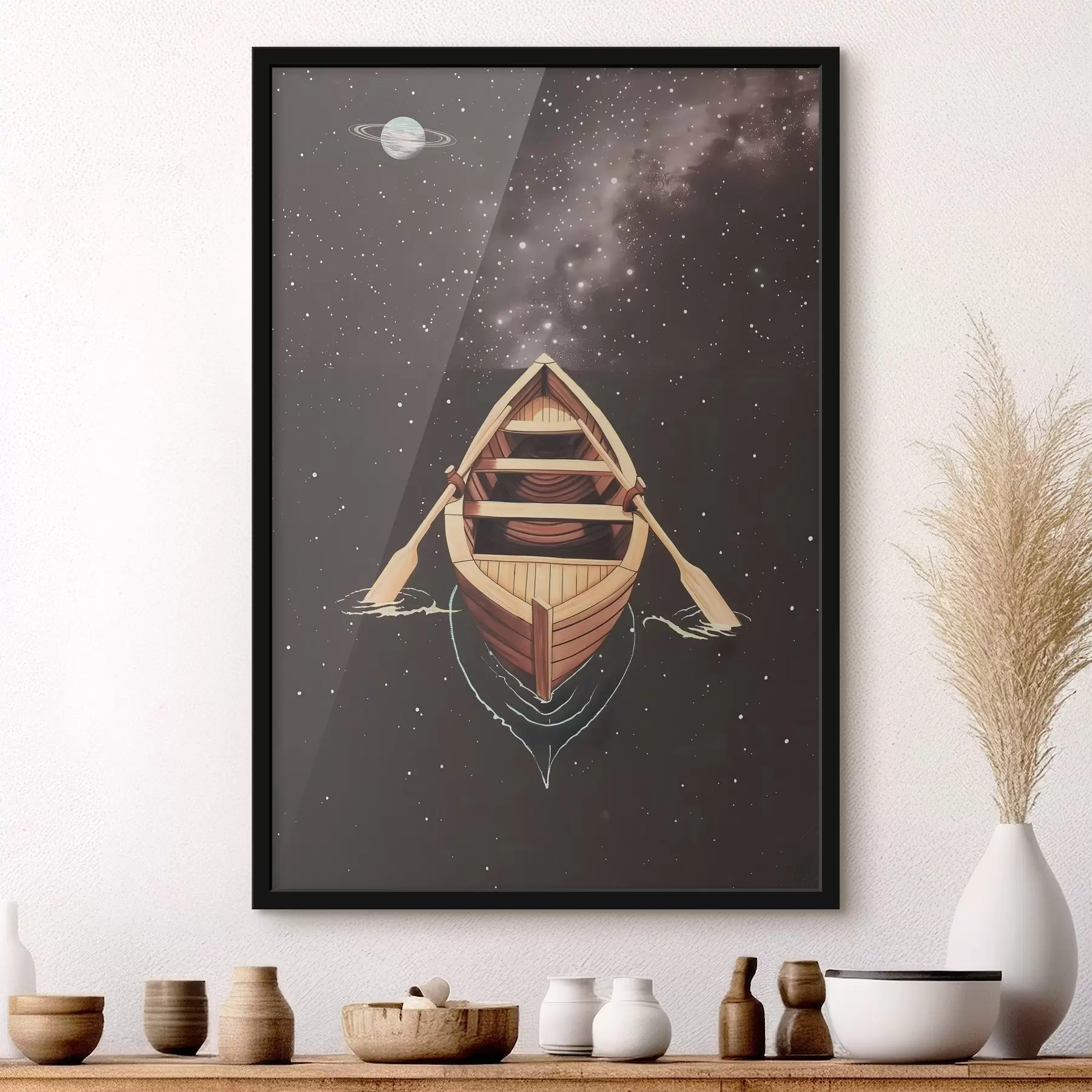 fotószőnyeg Egy kozmikus tengeren keresztül evezve f38634