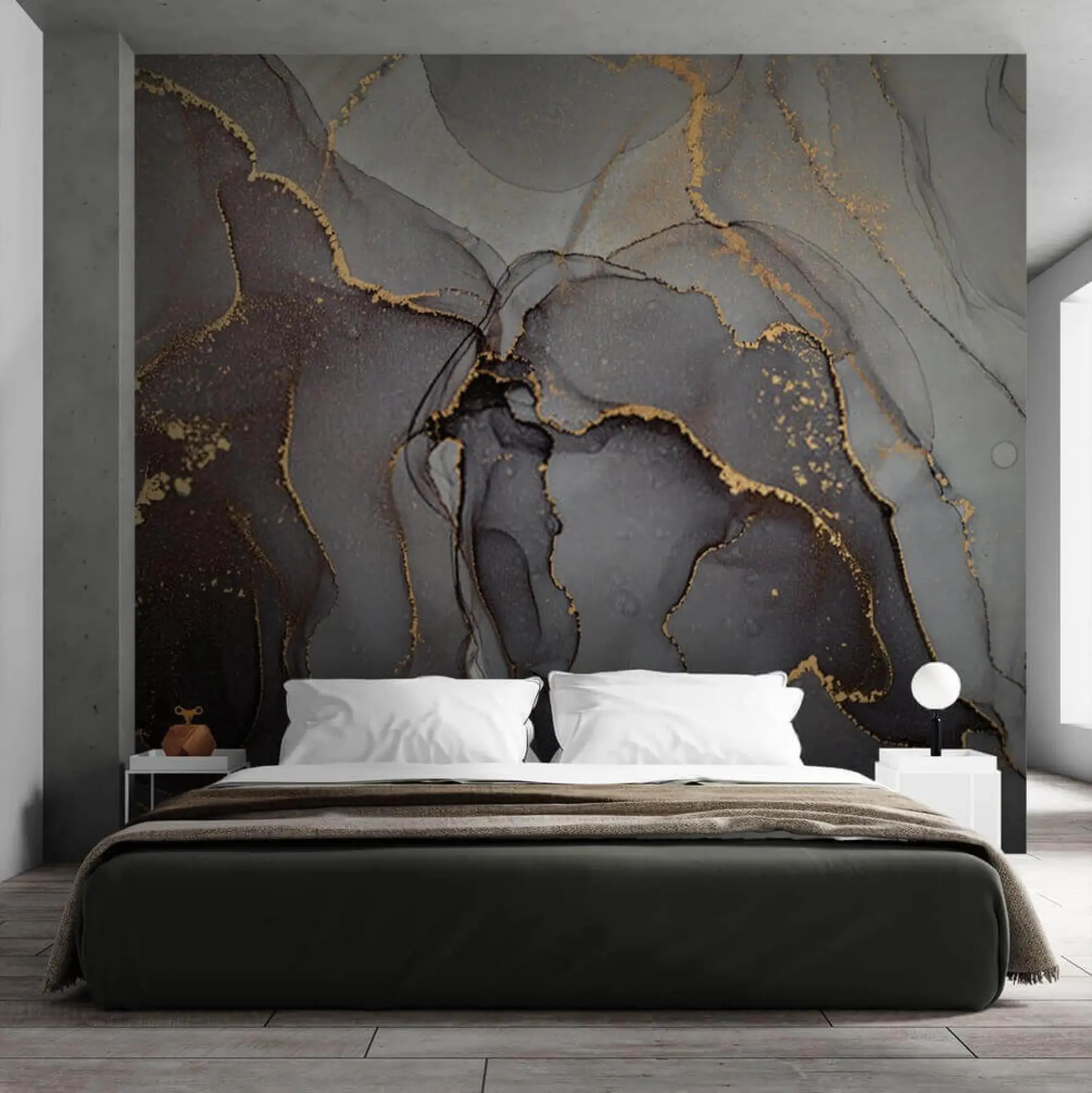 fotószőnyeg Grafit márvány u49895