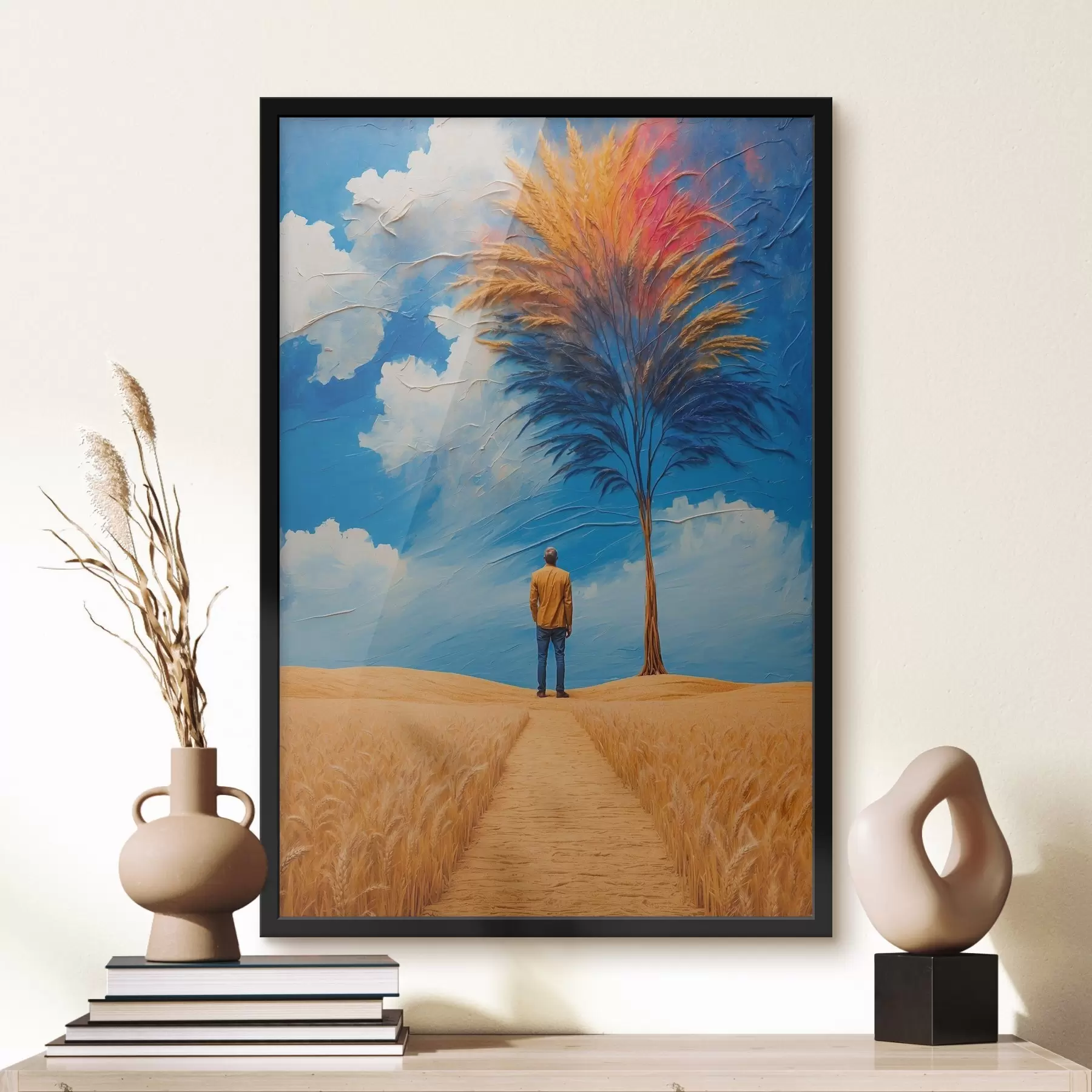 fotószőnyeg Utazás egy vibráló tájon keresztül f39006