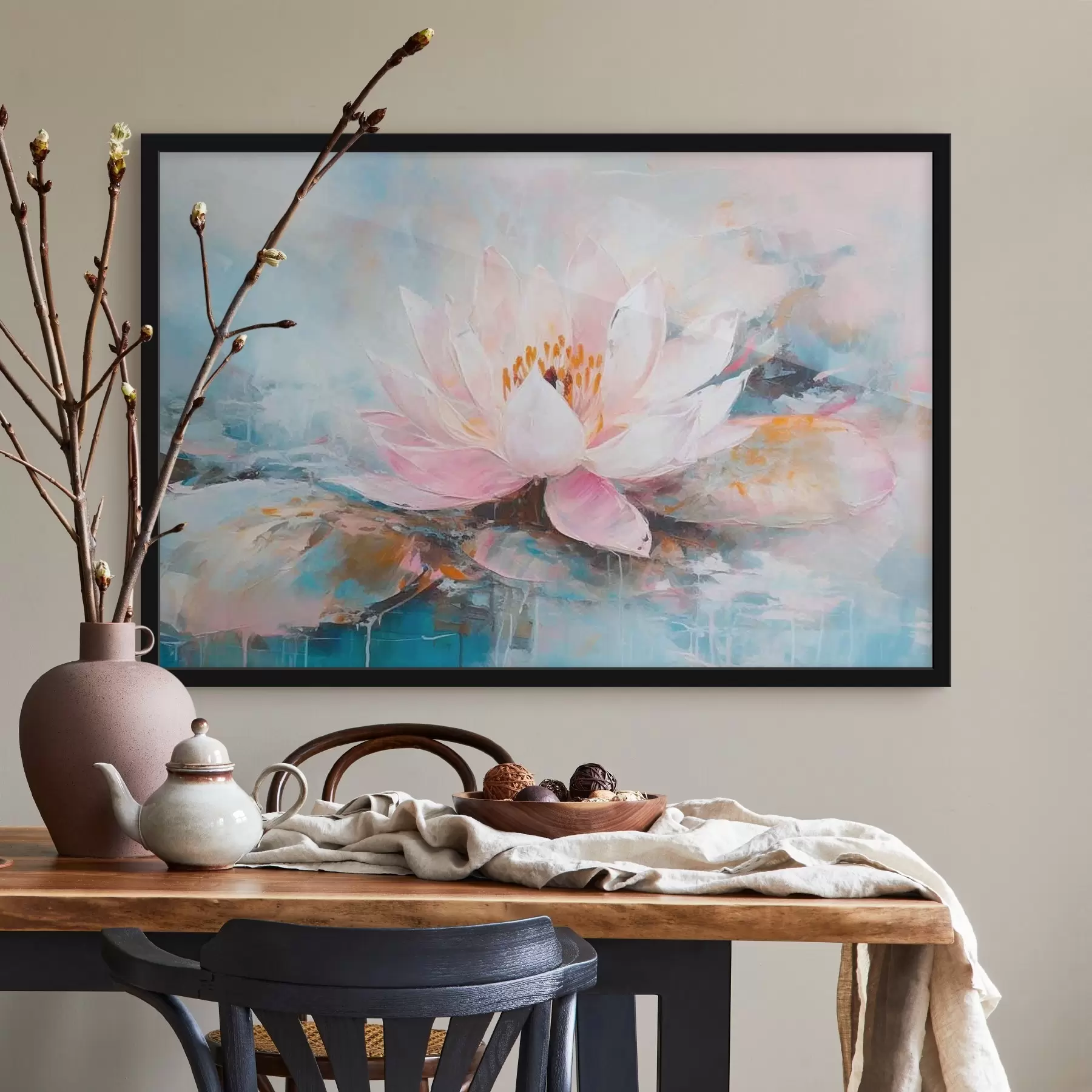 fotószőnyeg Akvarell bazsarózsa illusztráció f35449