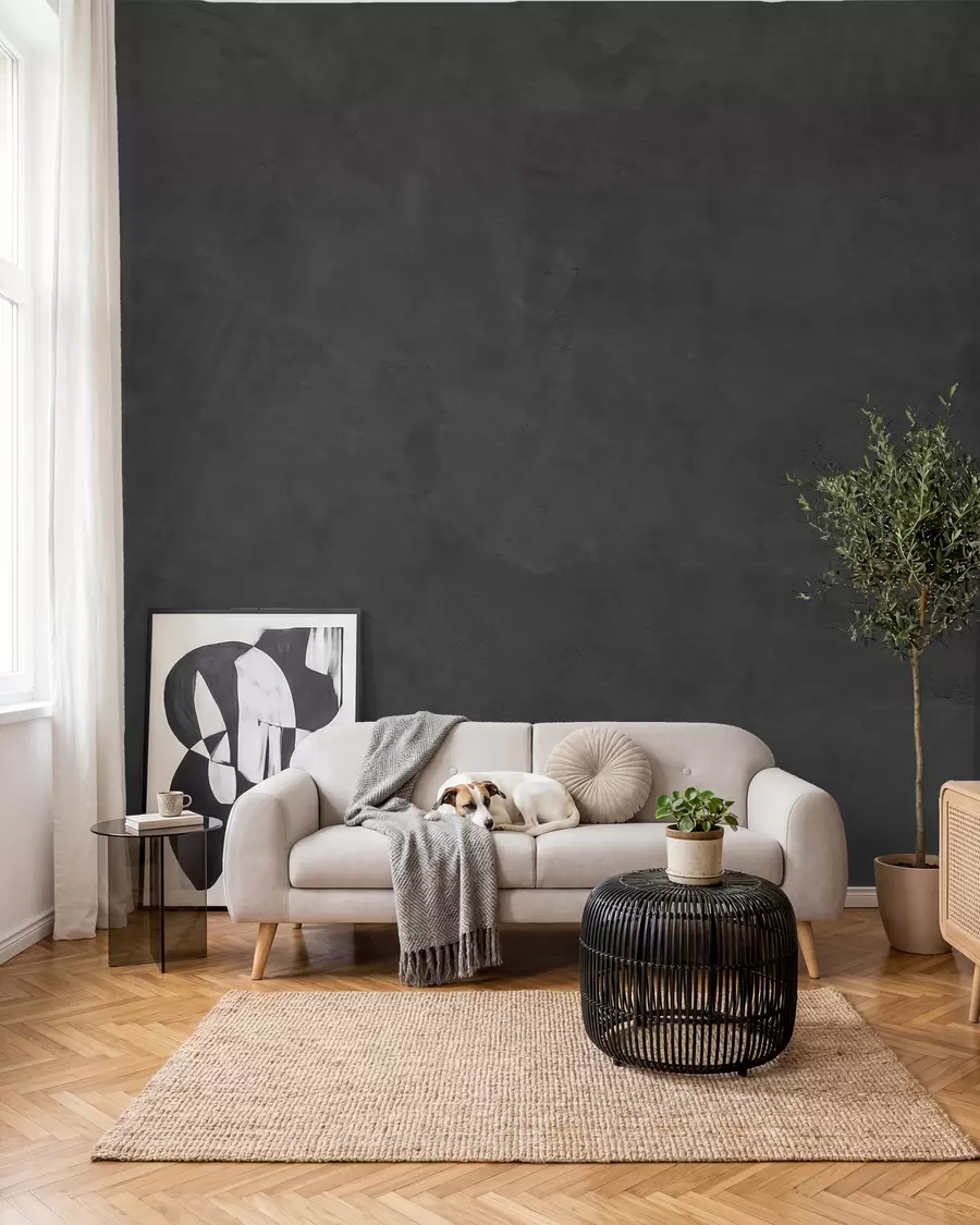 fotószőnyeg Antracitszín beton w02553
