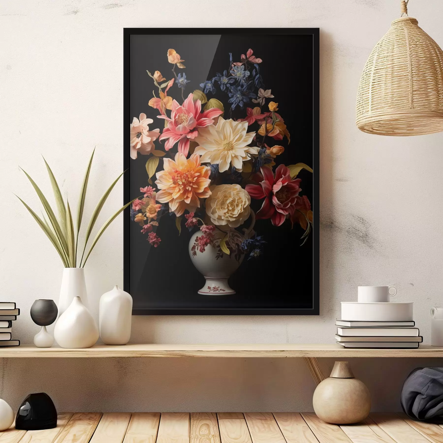 fotószőnyeg Virágos remekmű f42292